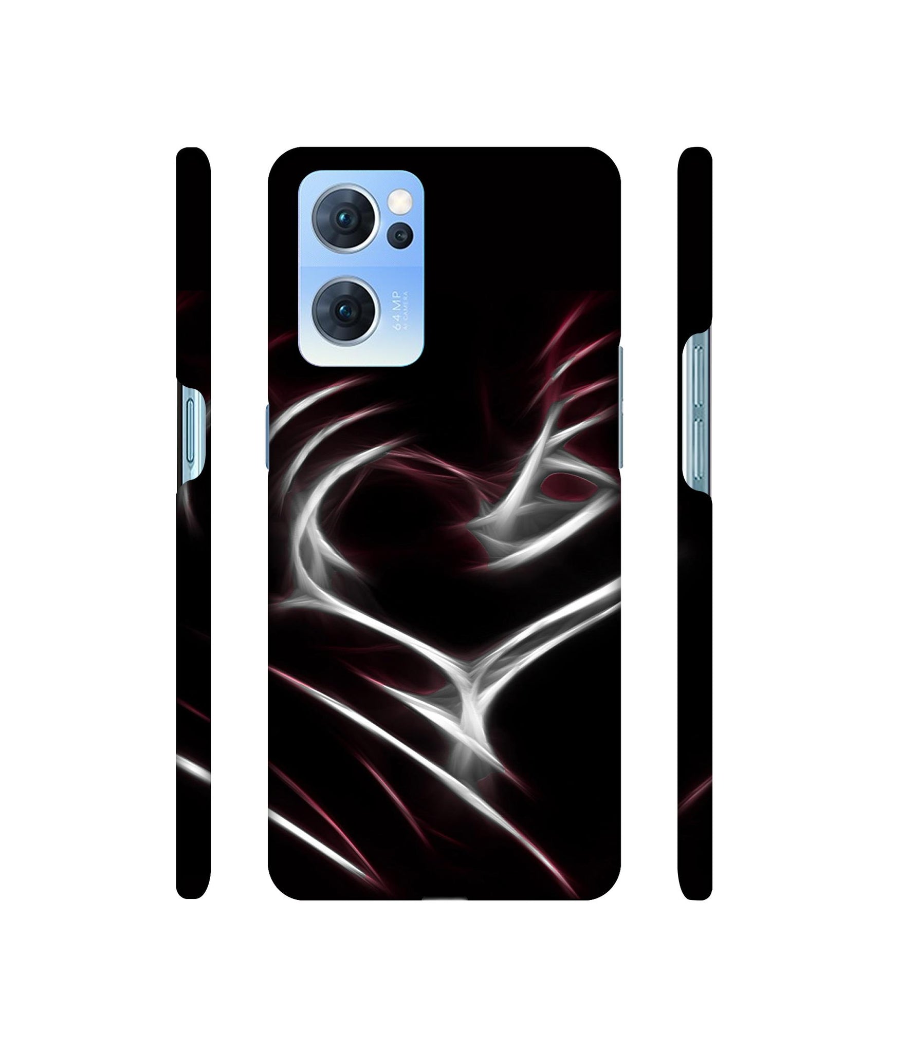 Heart Line Designer Hard Back Cover for Oppo Reno7 5G