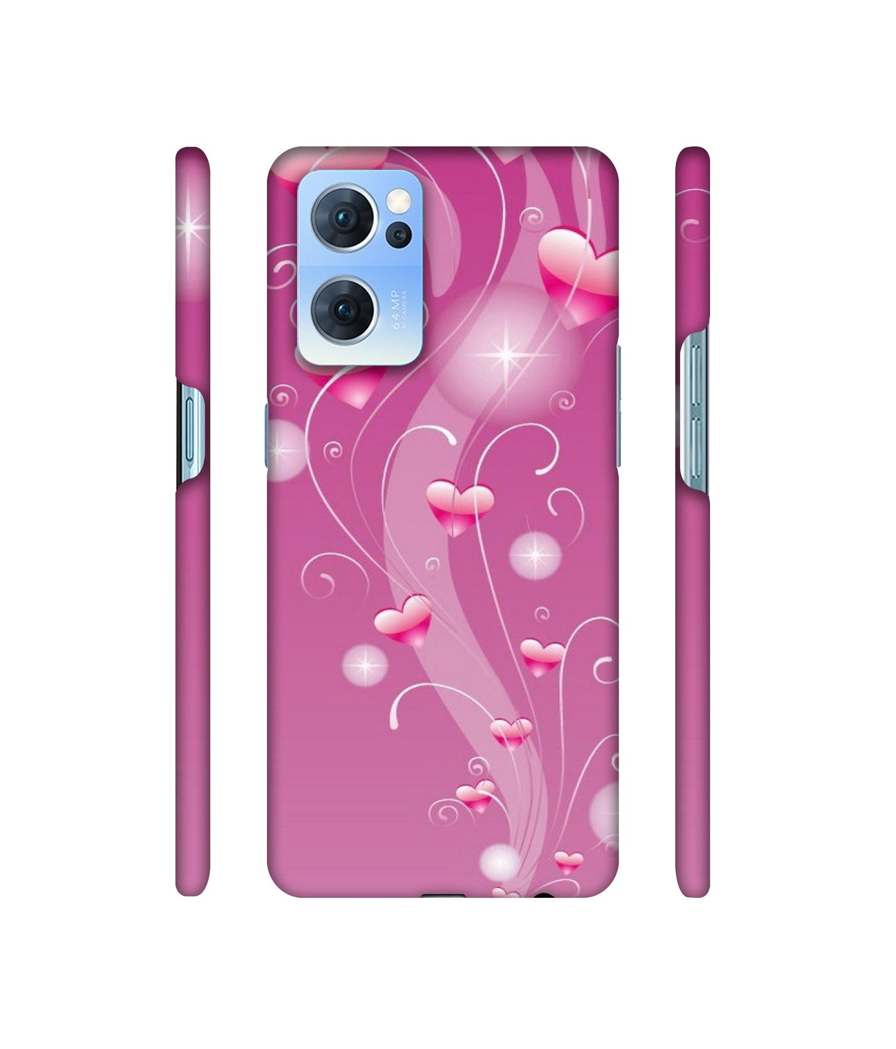 Tea White Designer Hard Back Cover for Oppo Reno7 5G
