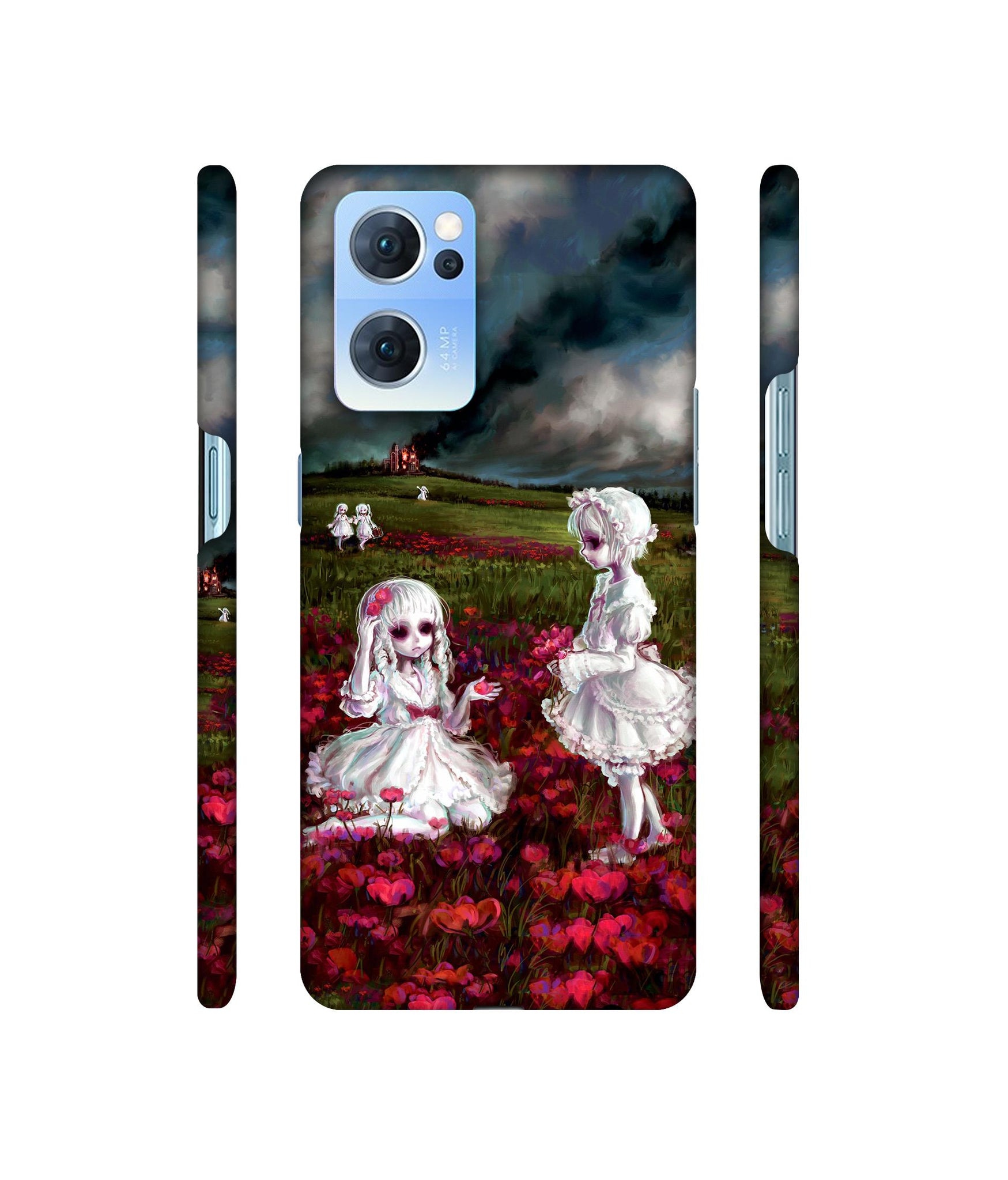 Vampires Girls Designer Hard Back Cover for Oppo Reno7 5G