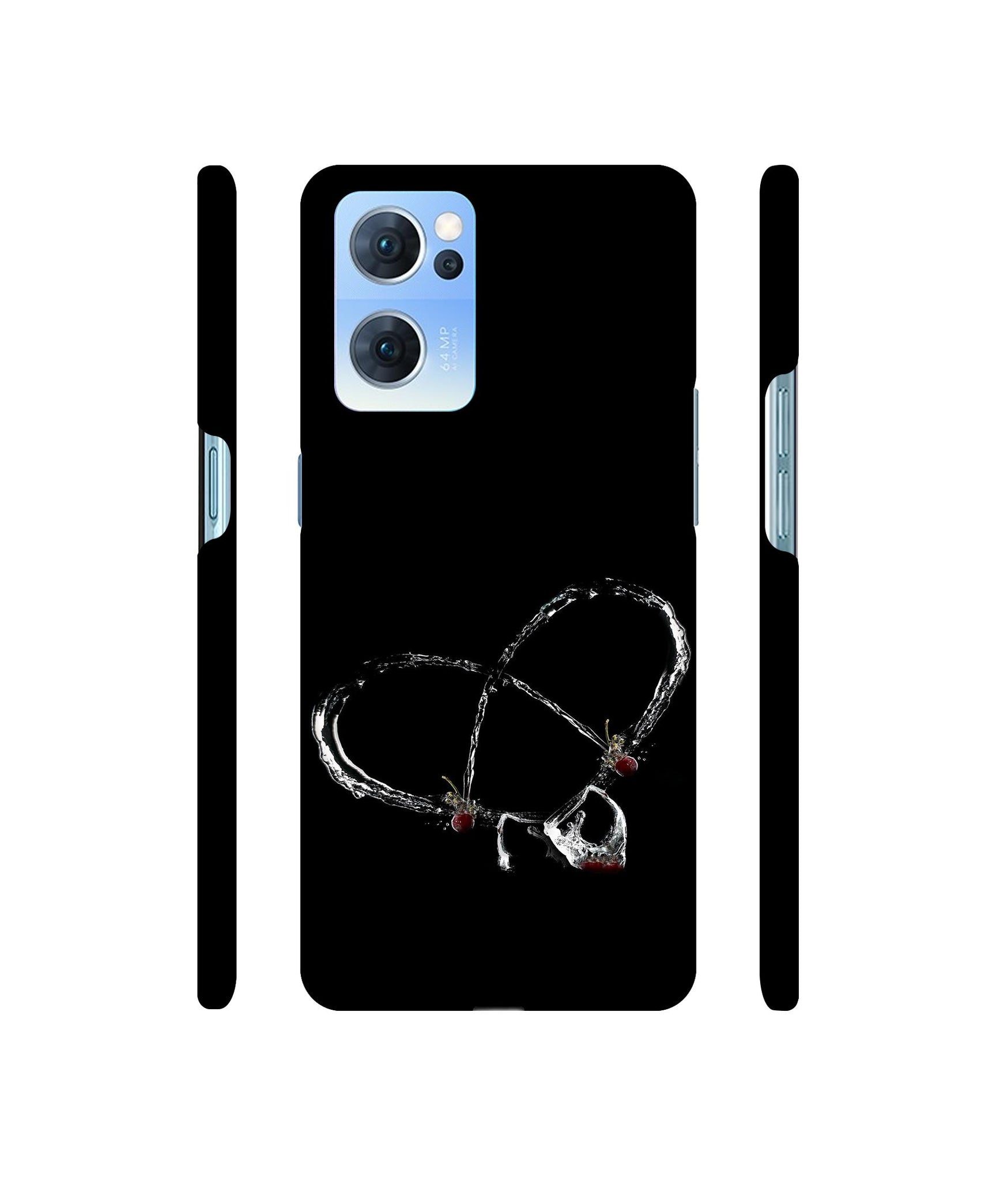 Heart Wine Designer Hard Back Cover for Oppo Reno7 5G