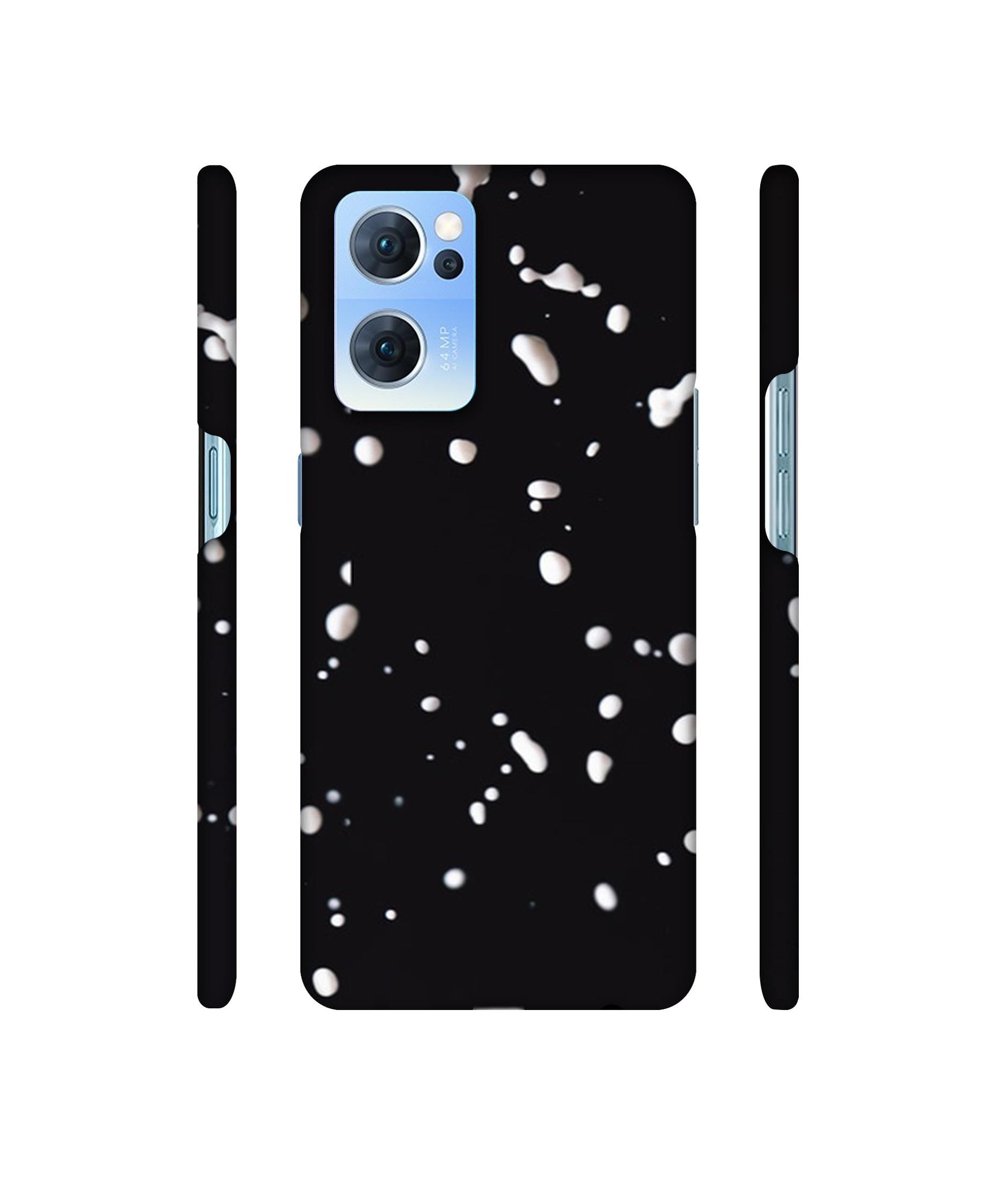 Milk Splash Designer Hard Back Cover for Oppo Reno7 5G