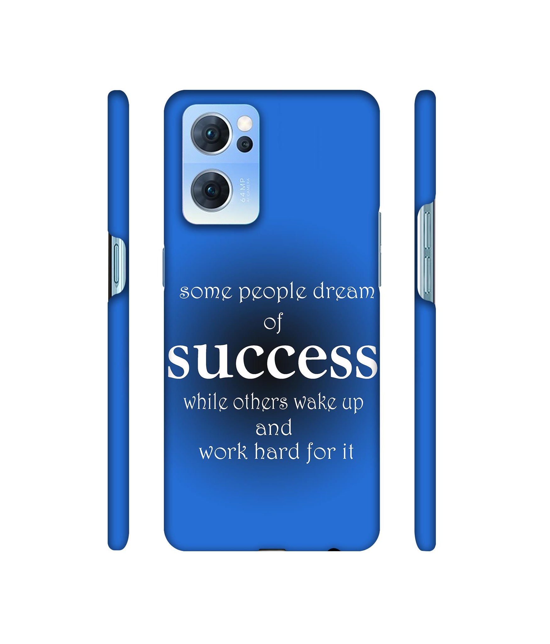 Success Motivational Designer Hard Back Cover for Oppo Reno7 5G