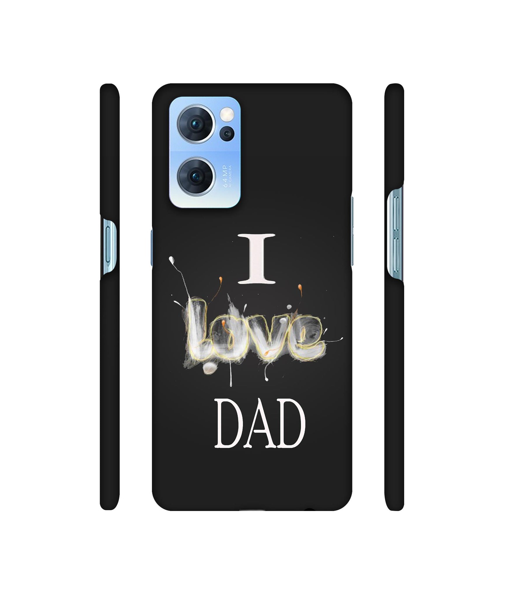 Happy Quote Designer Hard Back Cover for Oppo Reno7 5G