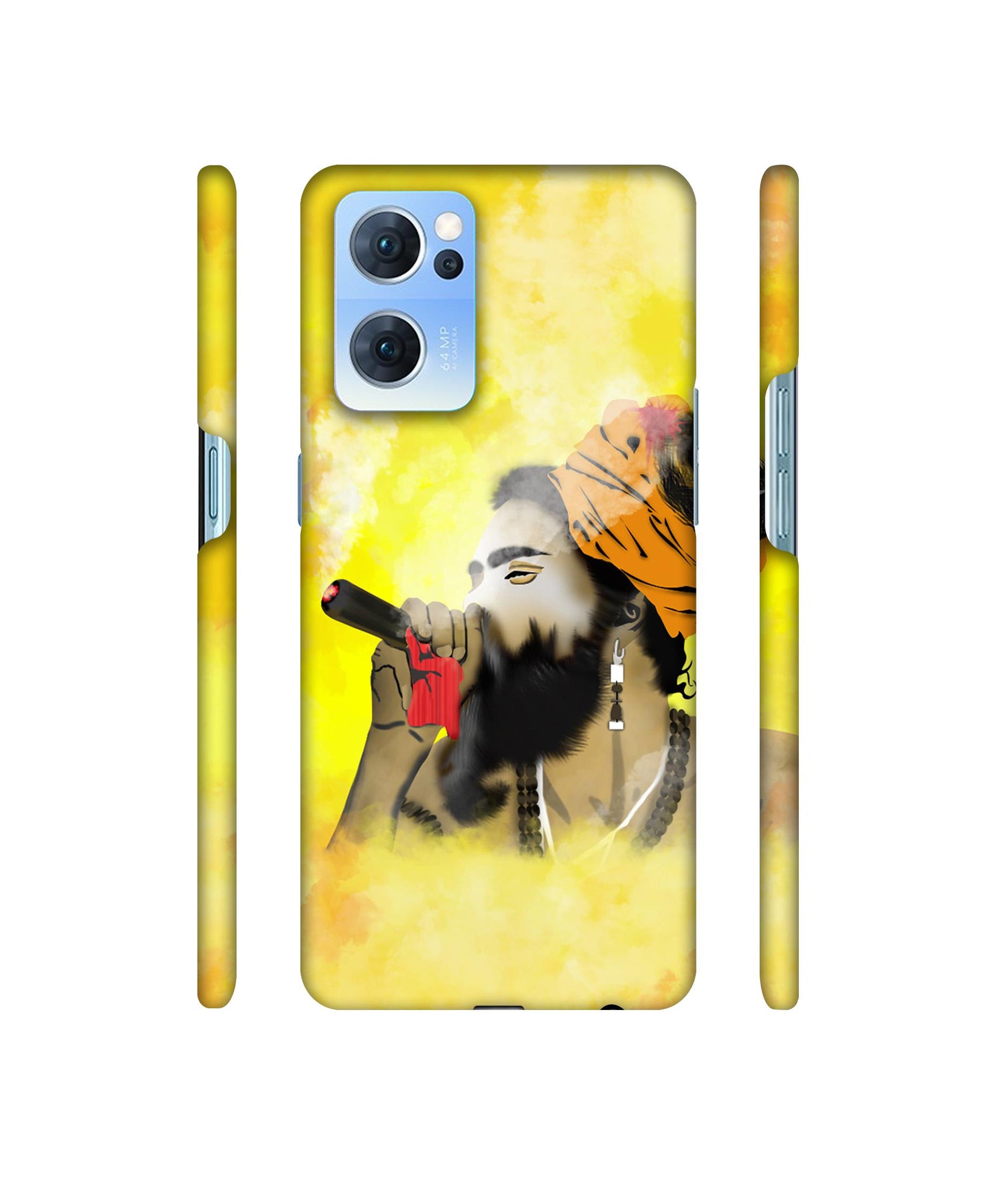 Aghori Bhole Designer Hard Back Cover for Oppo Reno7 5G