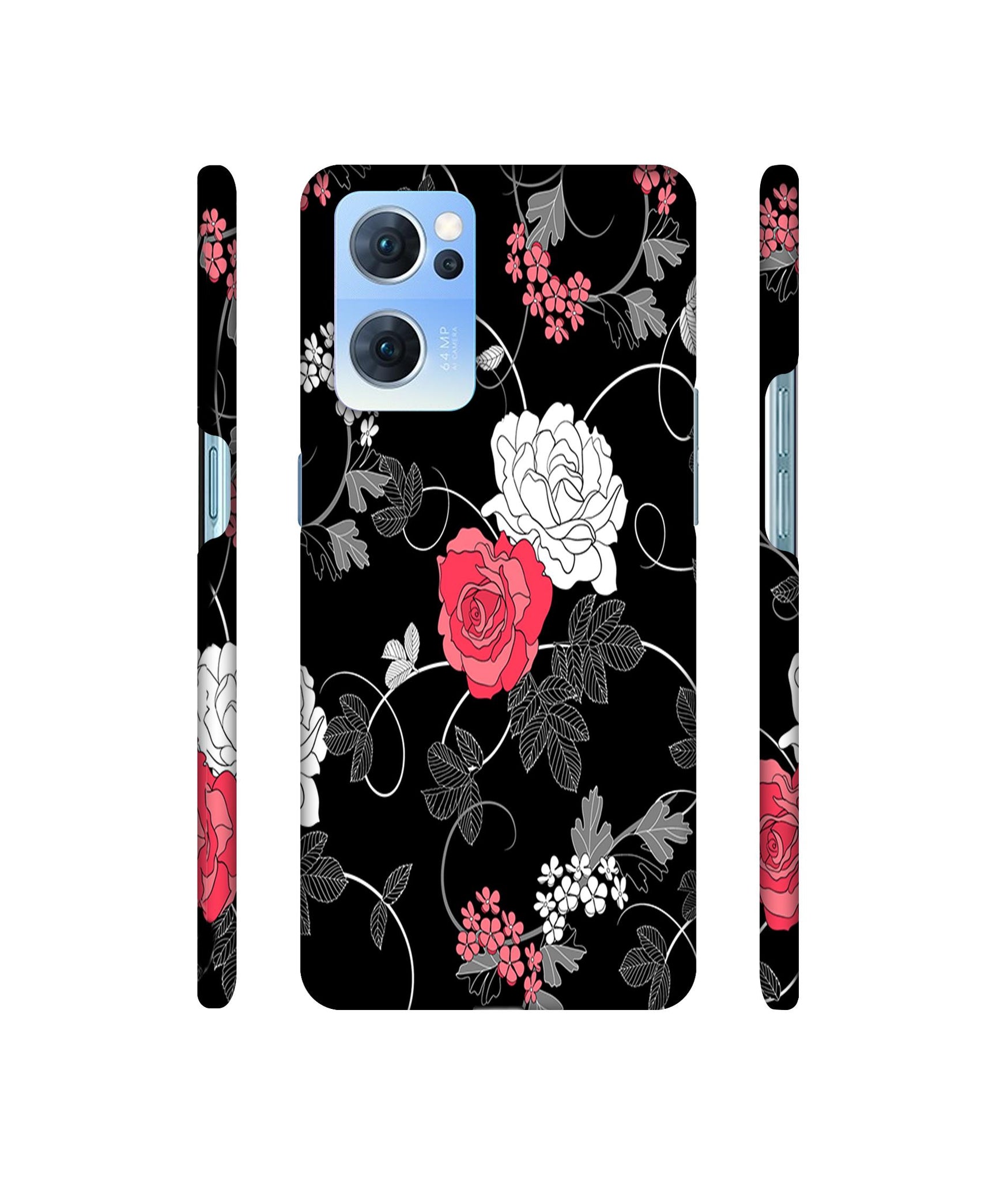 Roses Designer Hard Back Cover for Oppo Reno7 5G