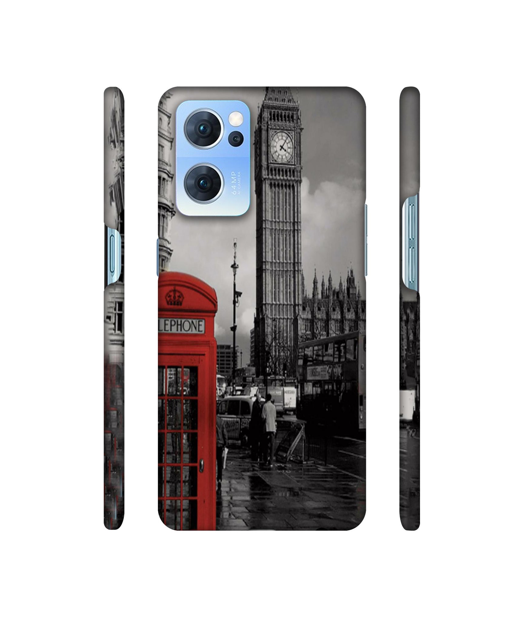 London Theme Designer Hard Back Cover for Oppo Reno7 5G