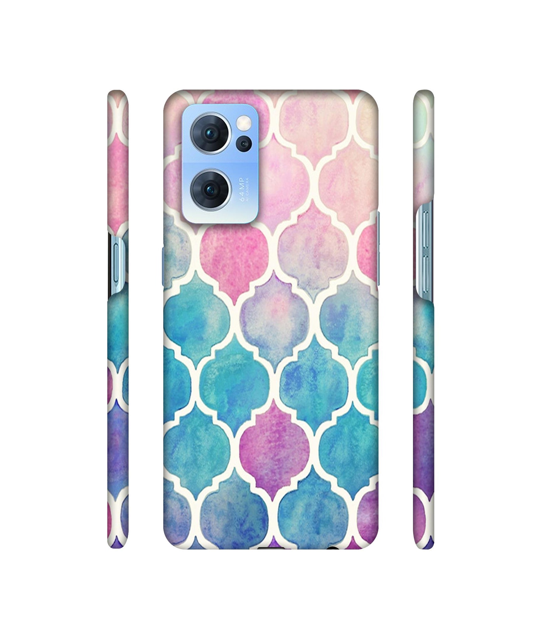 Patterns Art Designer Hard Back Cover for Oppo Reno7 5G