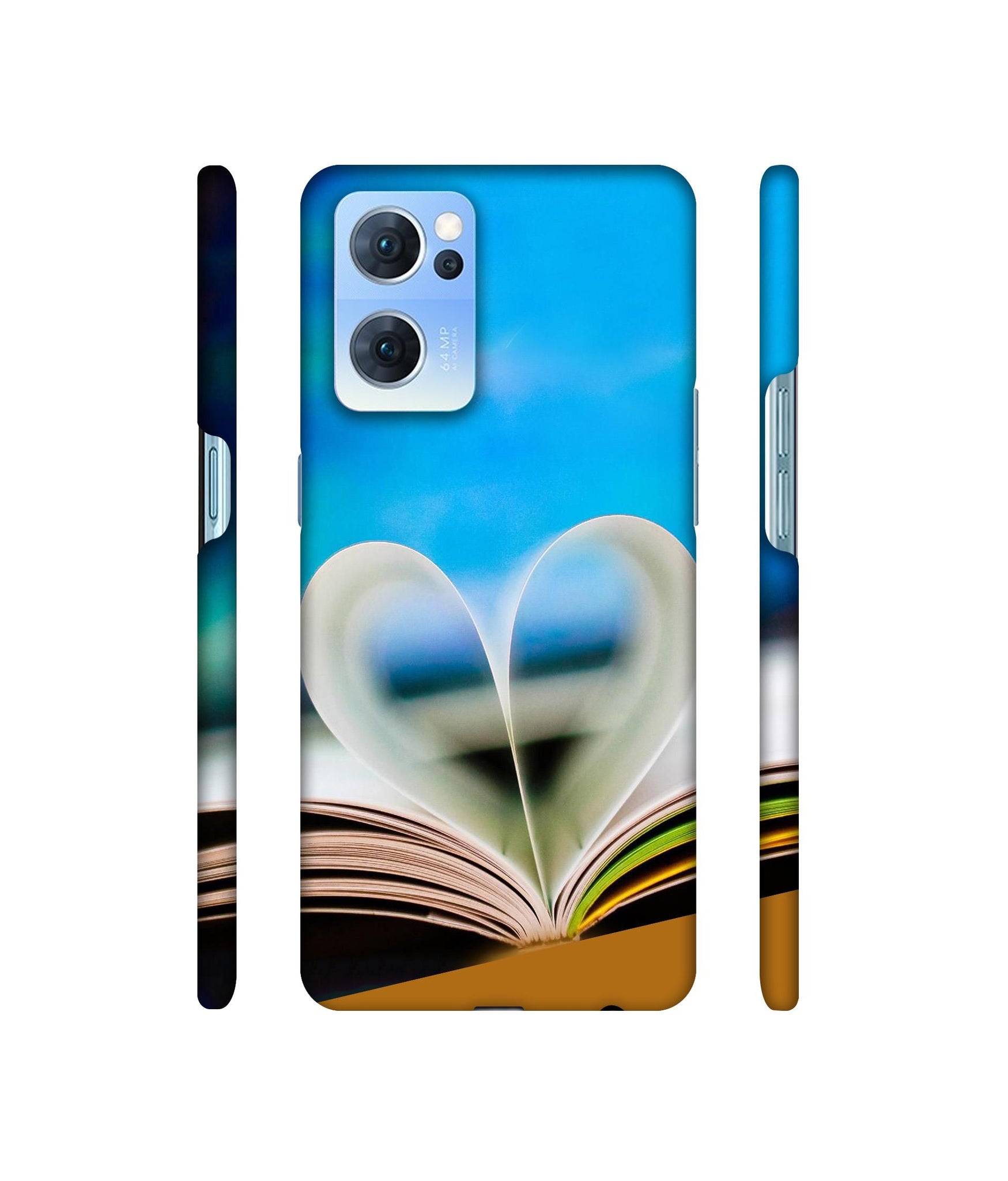 Love Book Designer Hard Back Cover for Oppo Reno7 5G