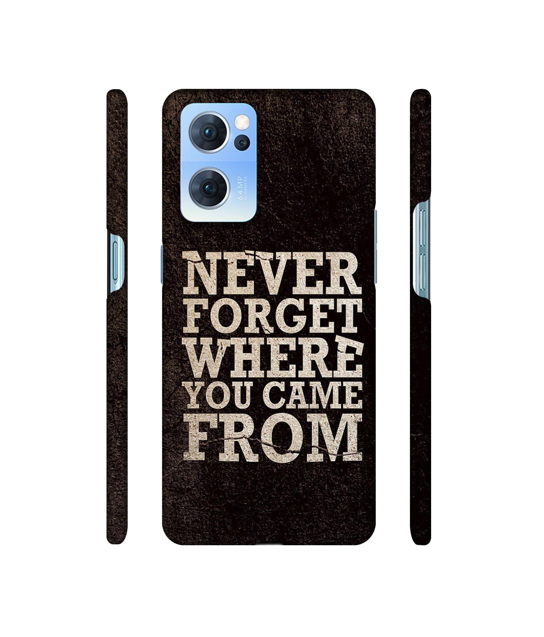 Thought Designer Hard Back Cover for Oppo Reno7 5G