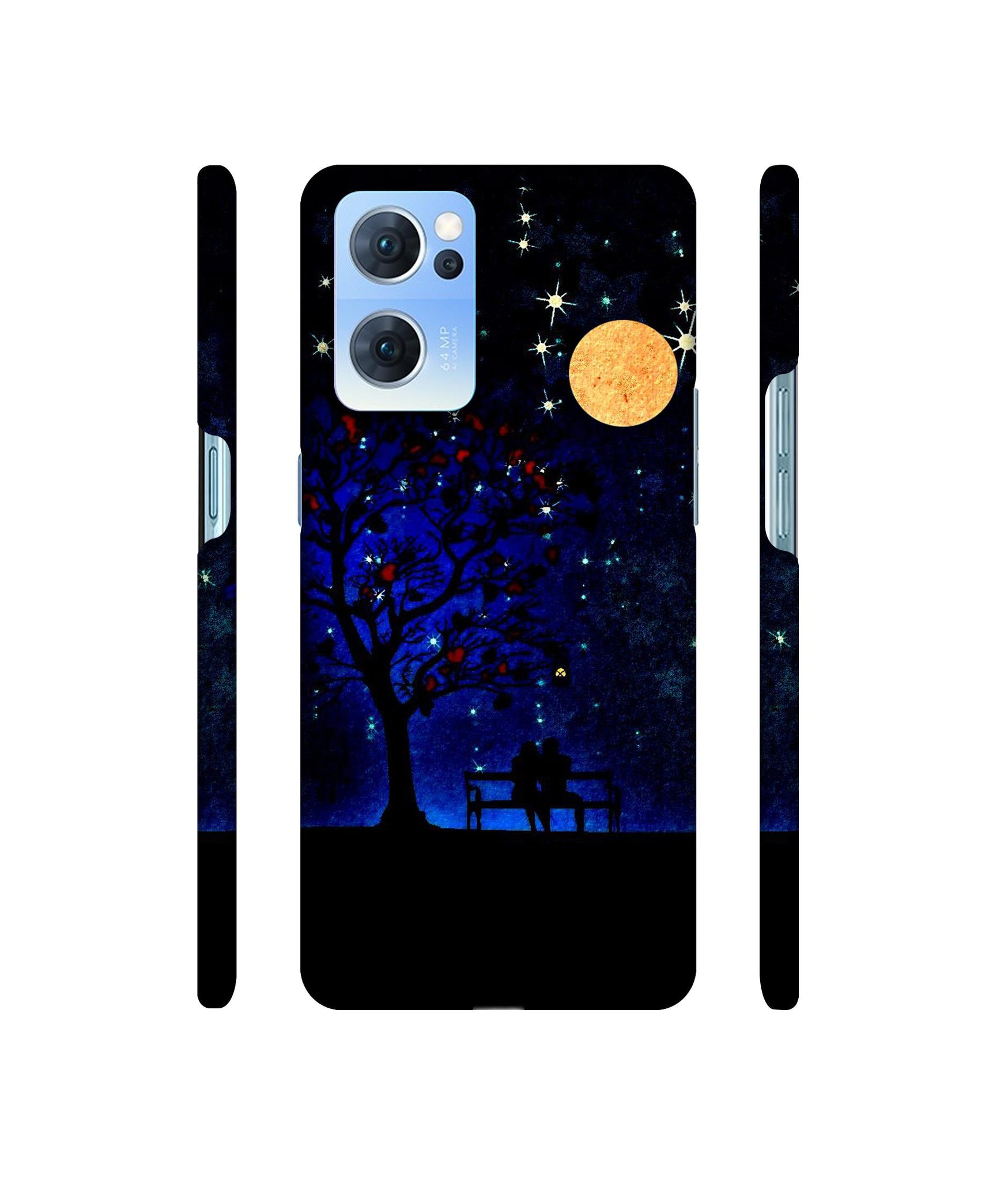 Blue Sky Designer Hard Back Cover for Oppo Reno7 5G