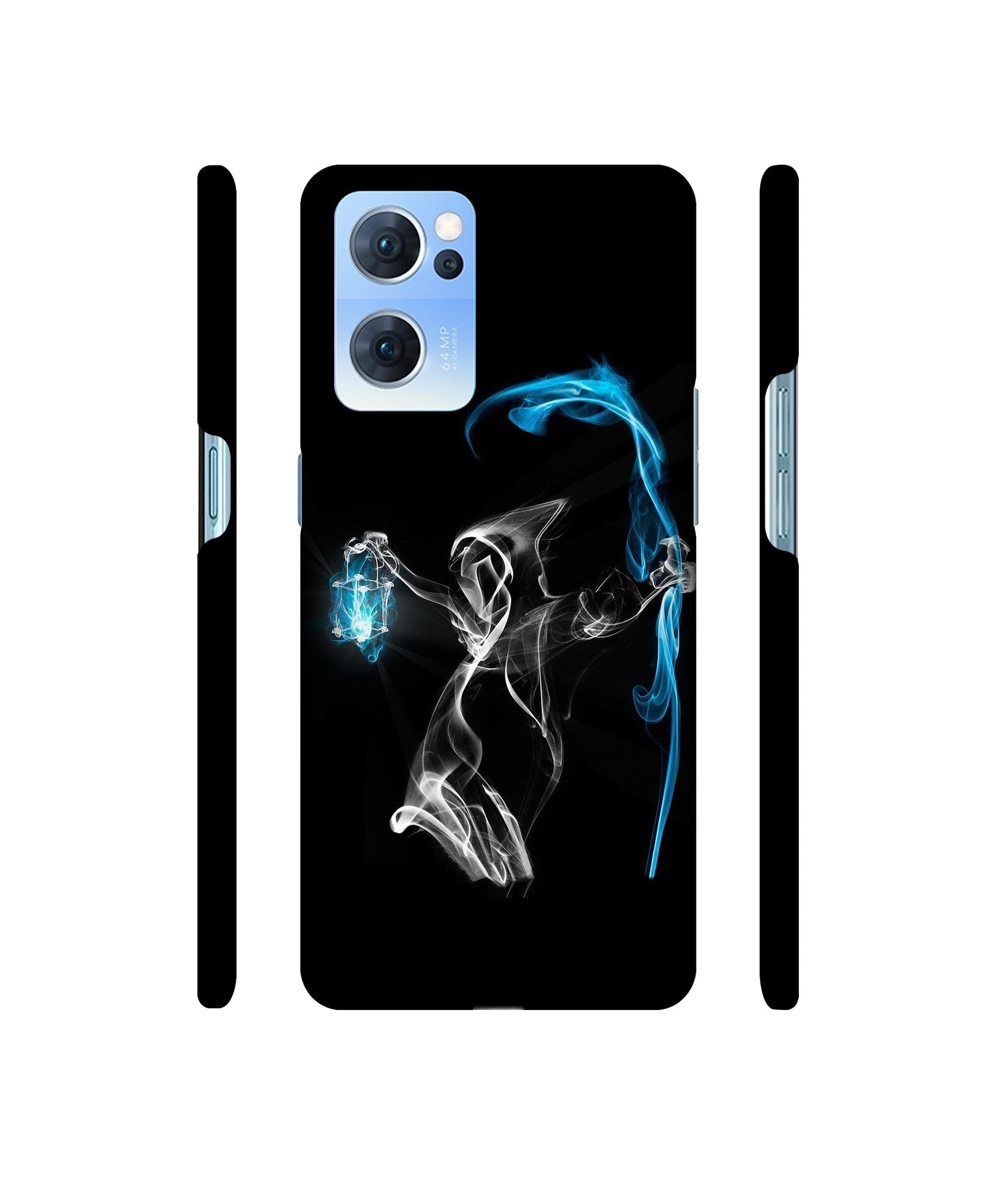 3D Skull Designer Hard Back Cover for Oppo Reno7 5G