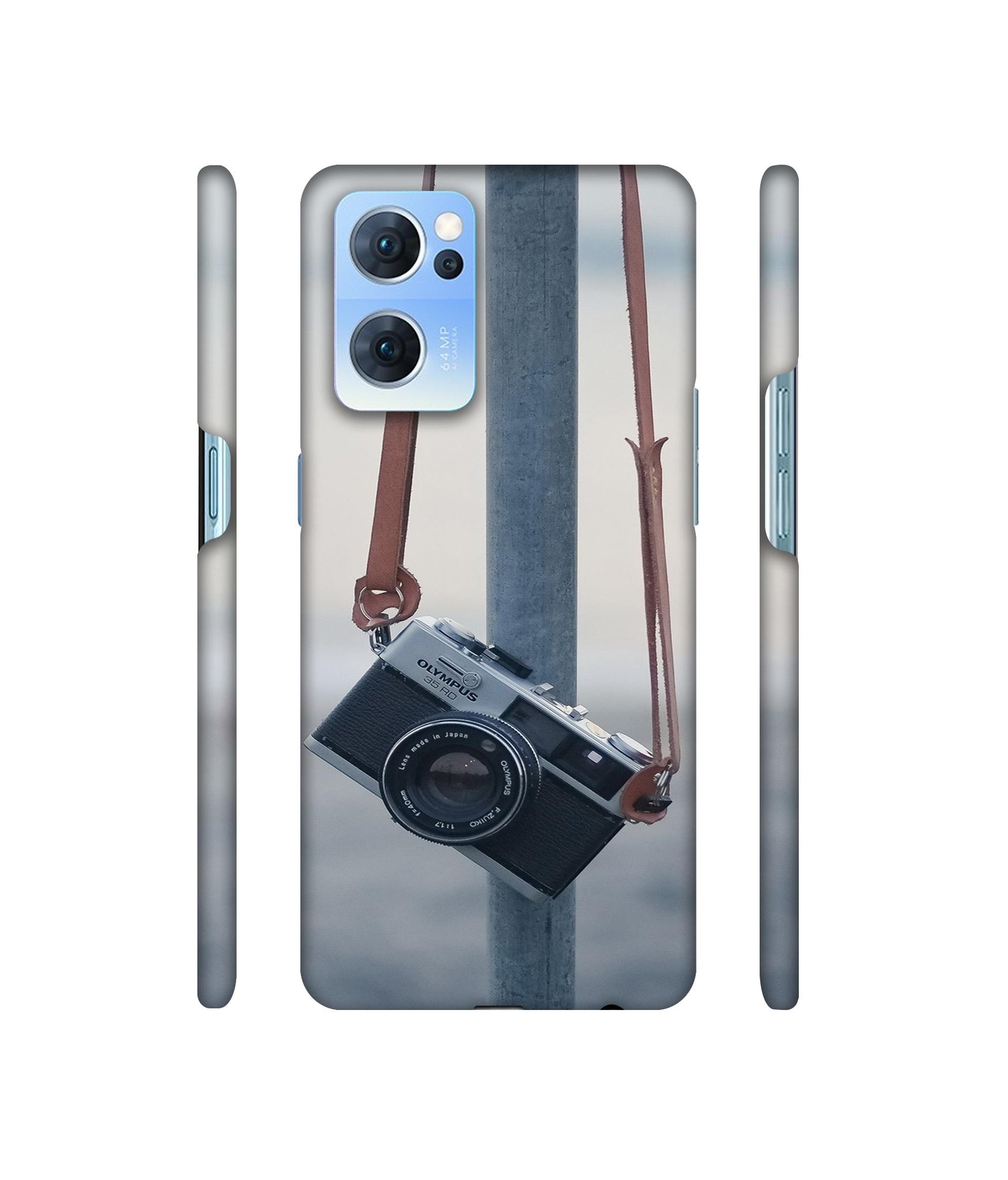 Camera Designer Hard Back Cover for Oppo Reno7 5G