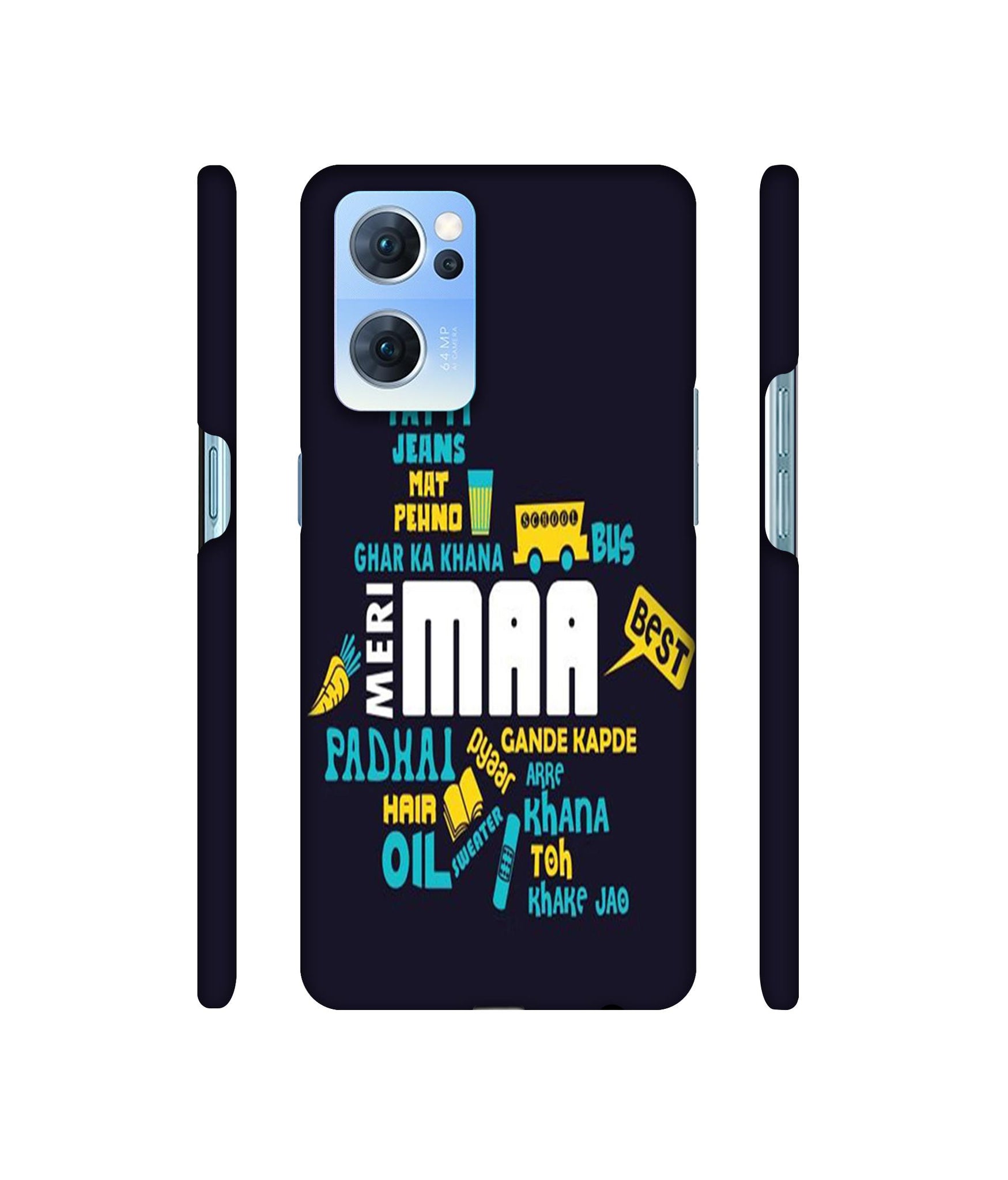 Maa Designer Hard Back Cover for Oppo Reno7 5G
