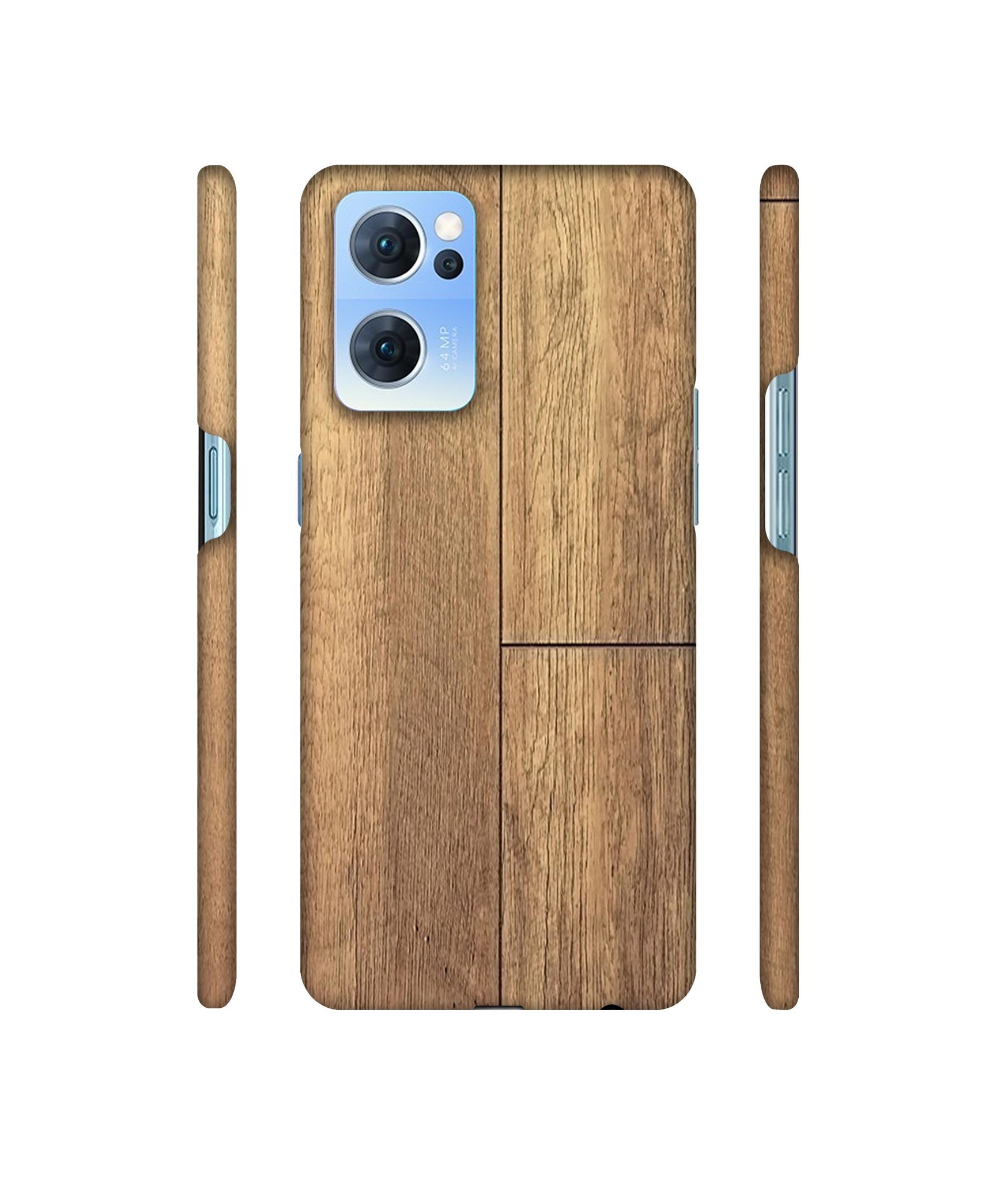 Wood Stretcher Designer Hard Back Cover for Oppo Reno7 5G