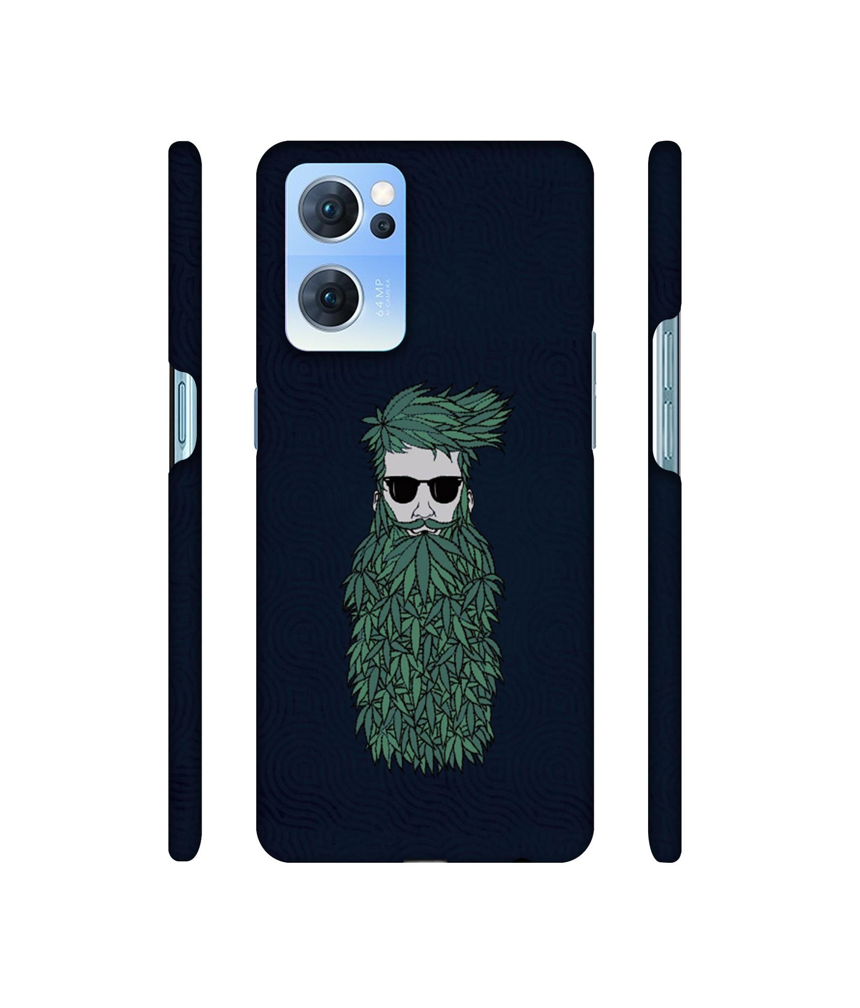 Beard Man Designer Hard Back Cover for Oppo Reno7 5G
