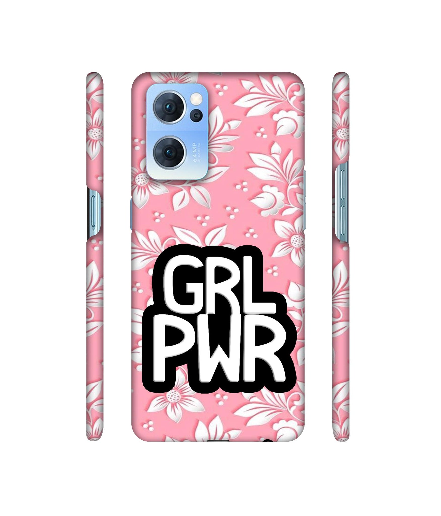 Girl Power Art Designer Hard Back Cover for Oppo Reno7 5G