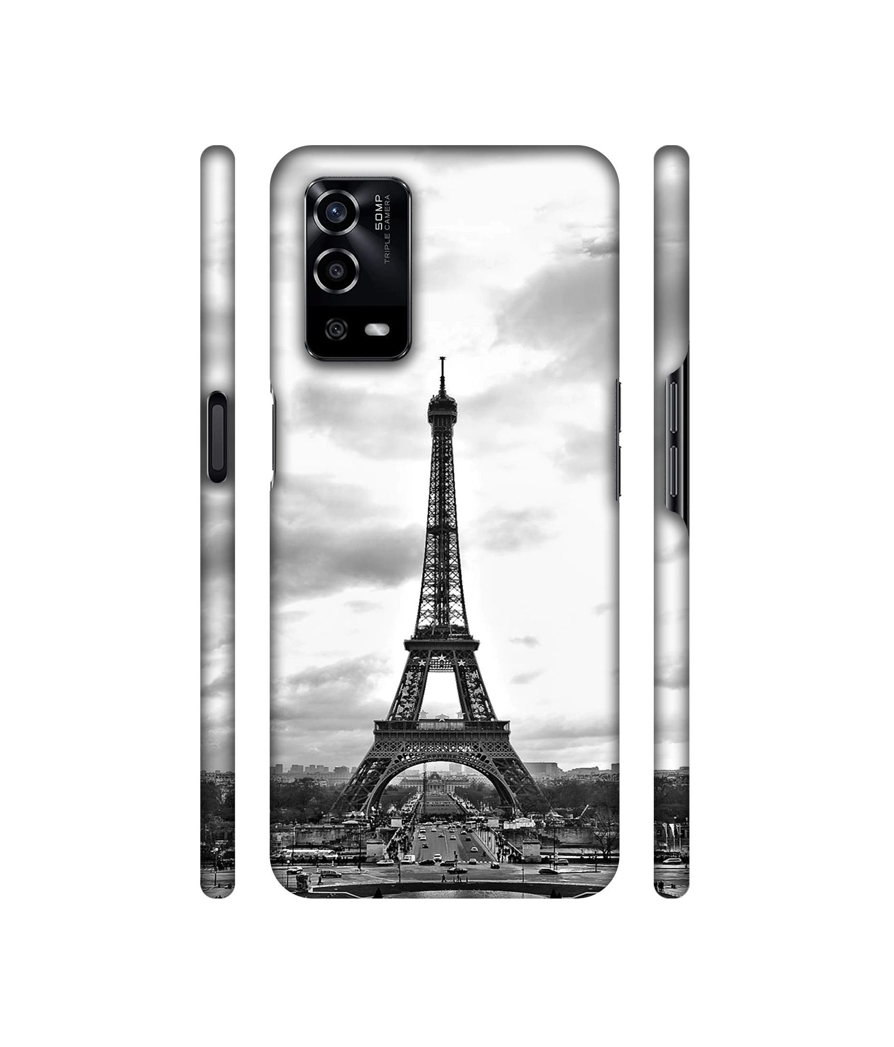 Eiffel Tower Designer Hard Back Cover for Oppo A55 4G