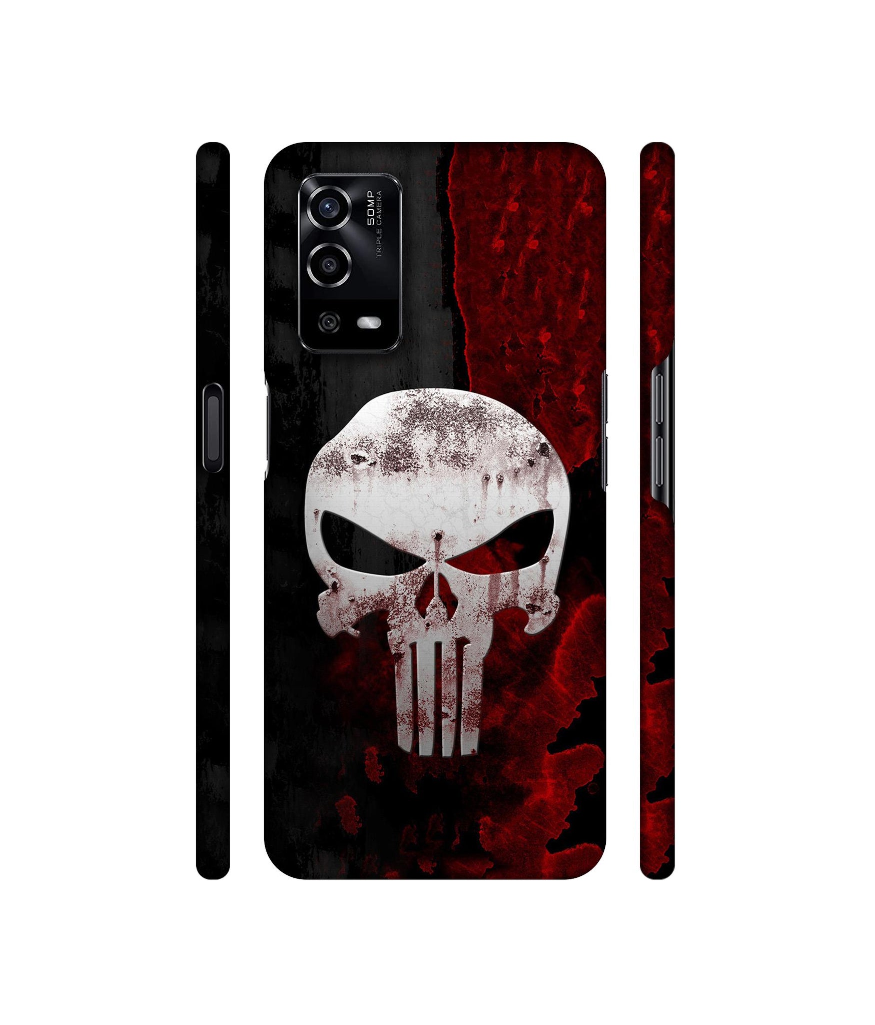Punisher Skull Designer Hard Back Cover for Oppo A55 4G