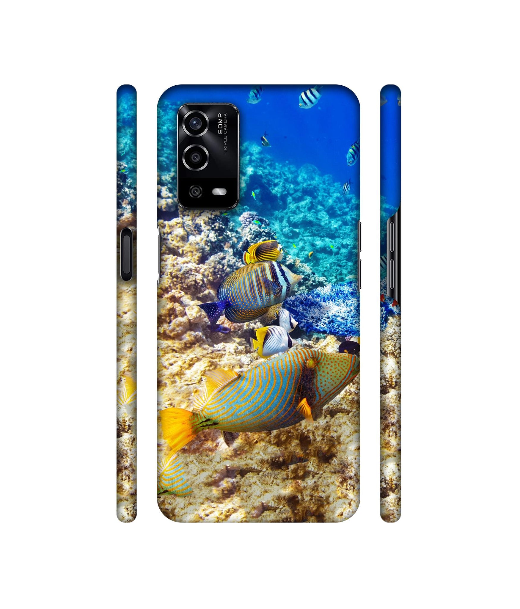 Underwater World Designer Hard Back Cover for Oppo A55 4G