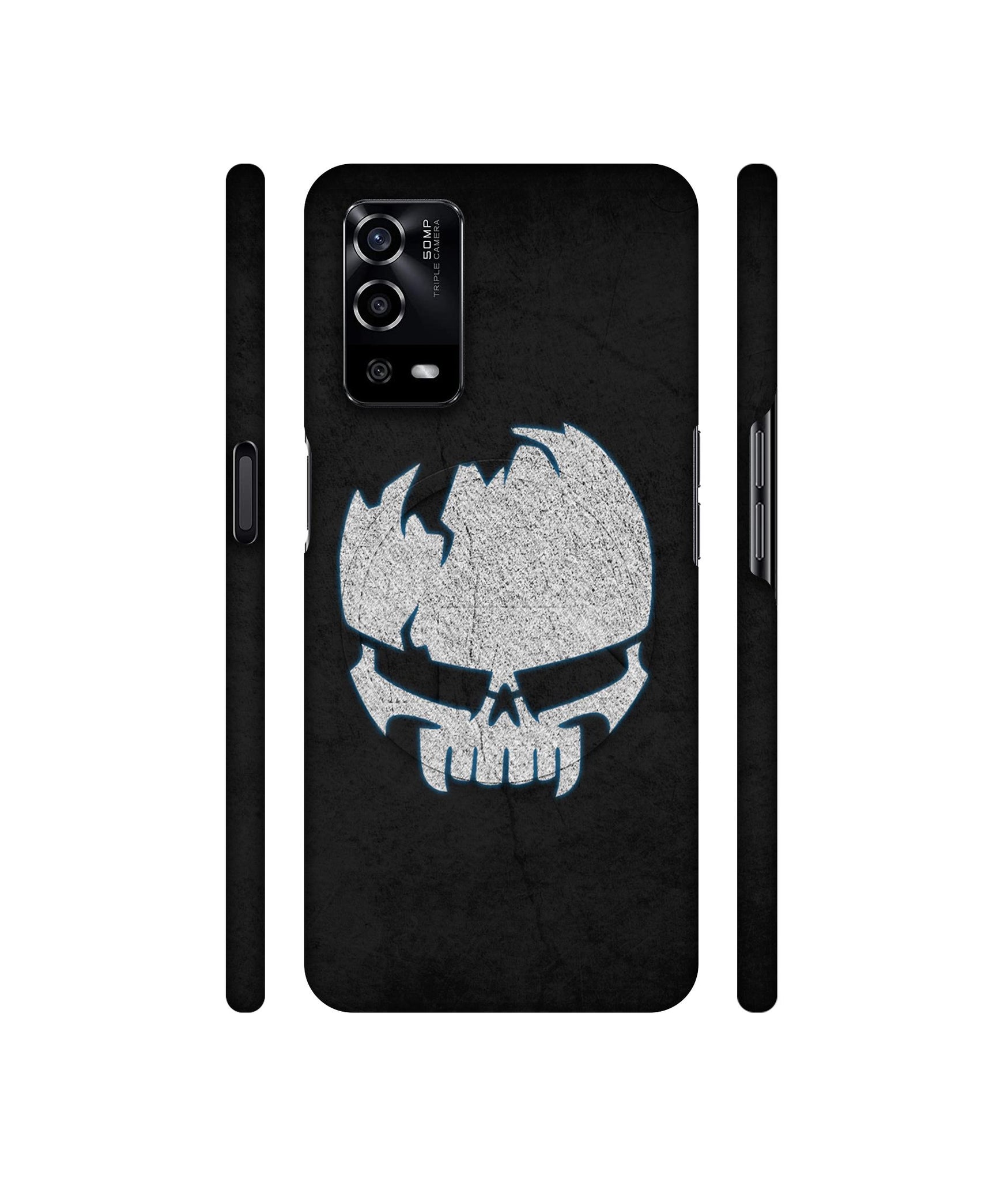 Skull Designer Hard Back Cover for Oppo A55 4G