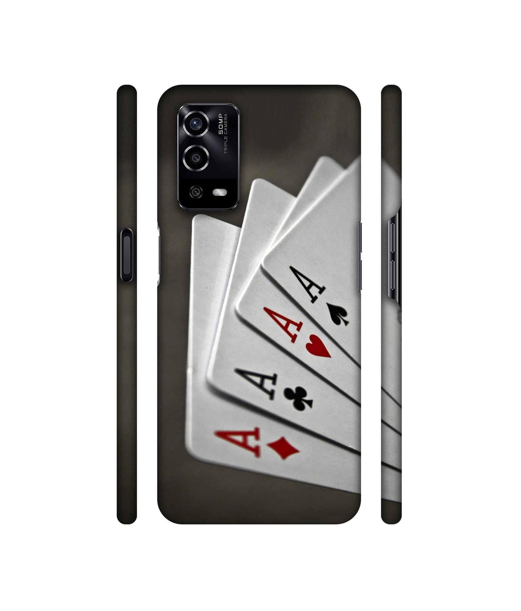 Ace Cards Designer Hard Back Cover for Oppo A55 4G