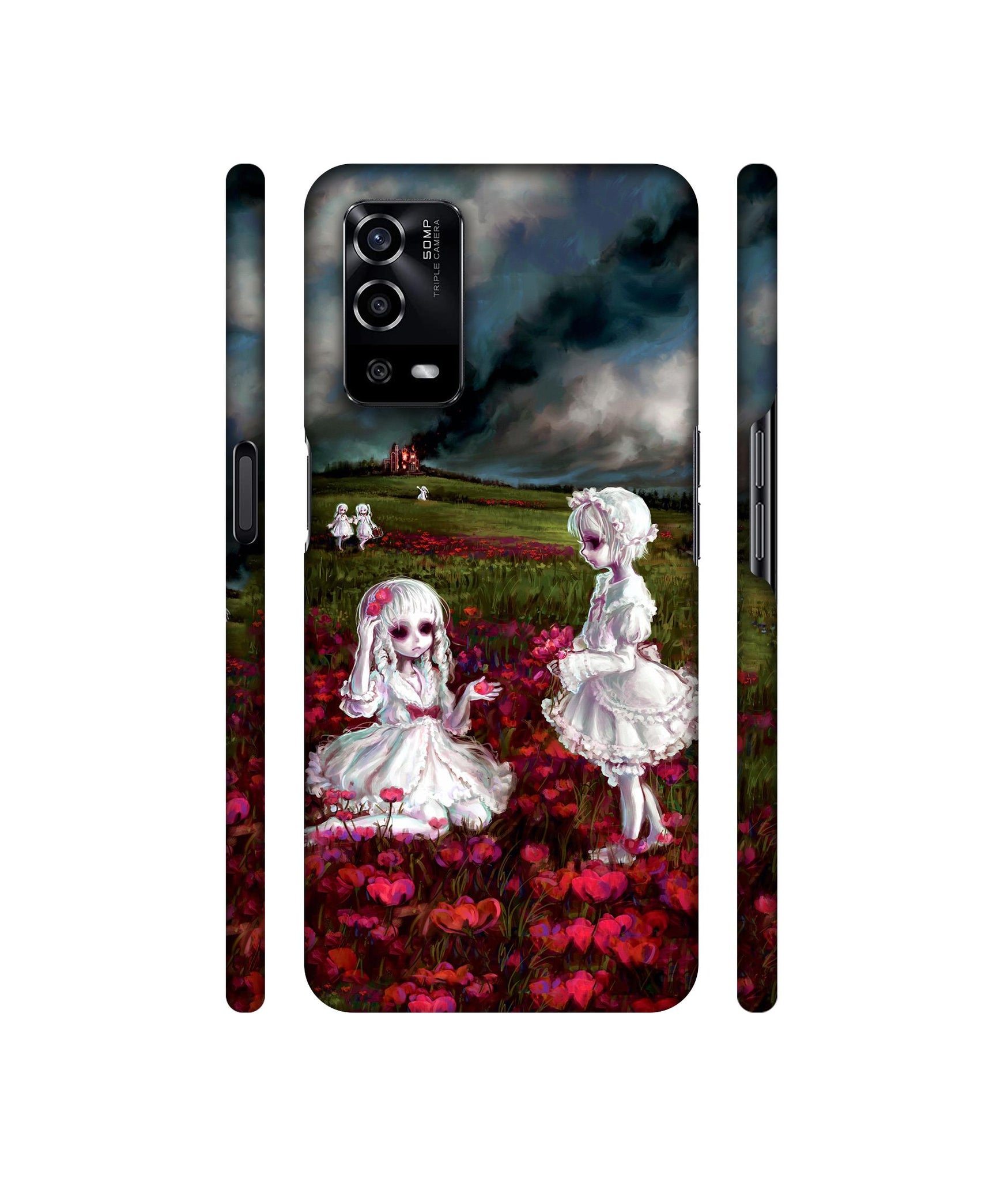 Vampires Girls Designer Hard Back Cover for Oppo A55 4G