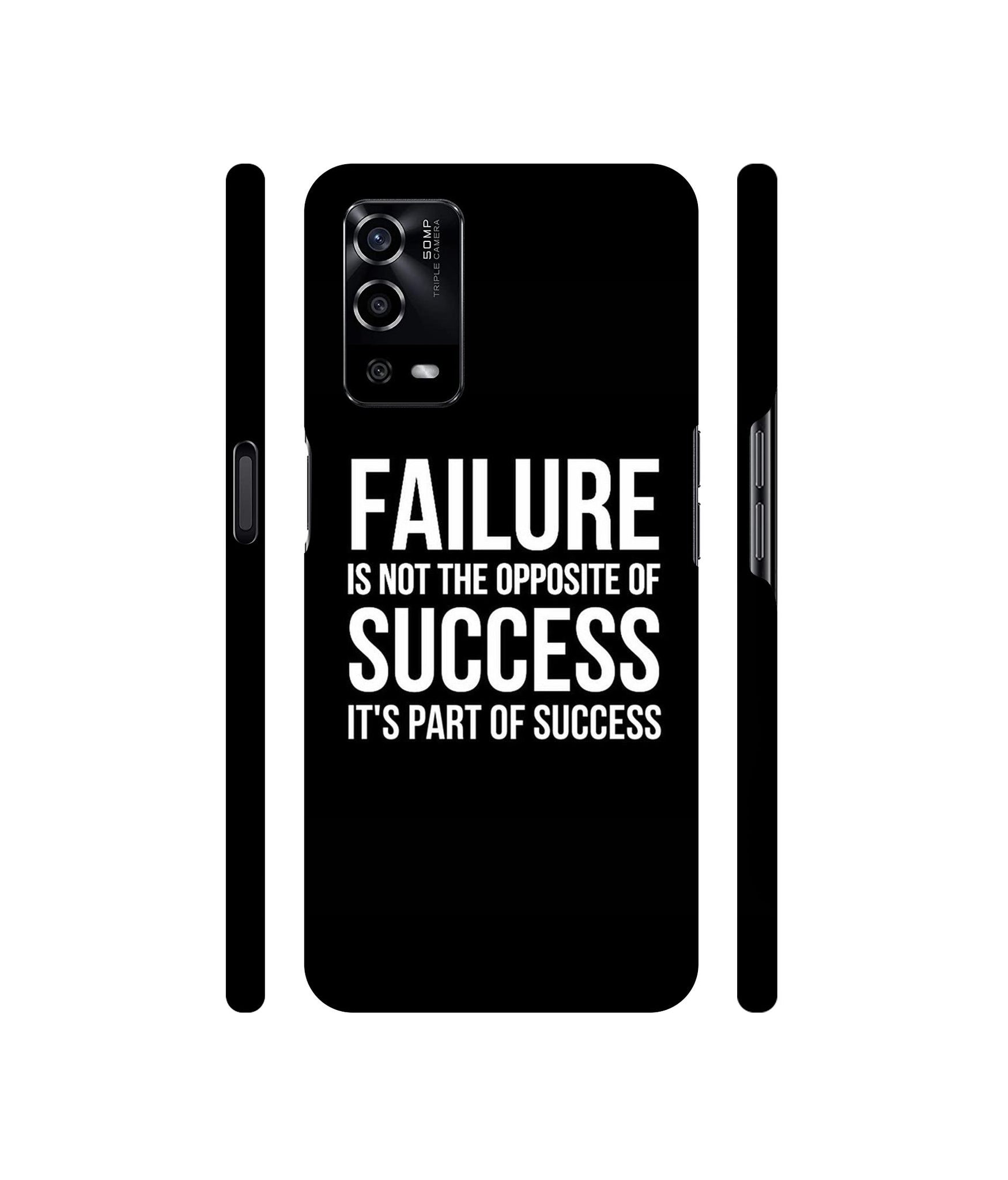 Motivational Quote Designer Hard Back Cover for Oppo A55 4G