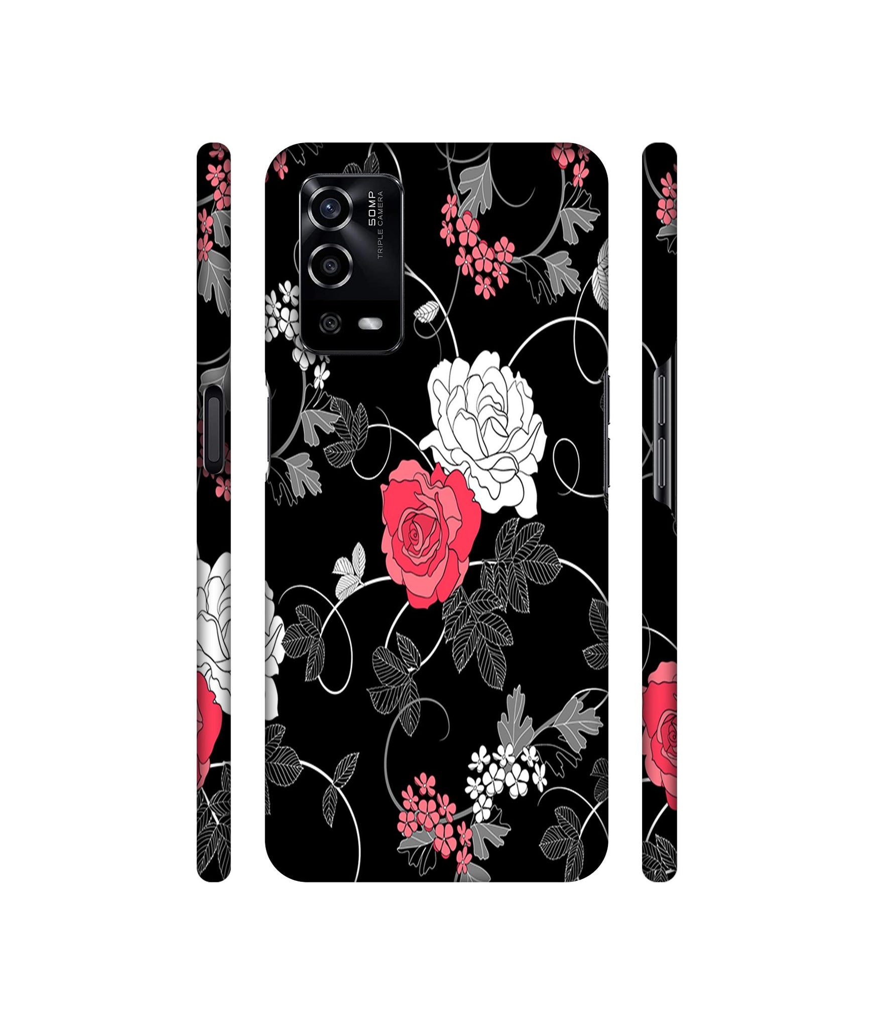 Roses Designer Hard Back Cover for Oppo A55 4G