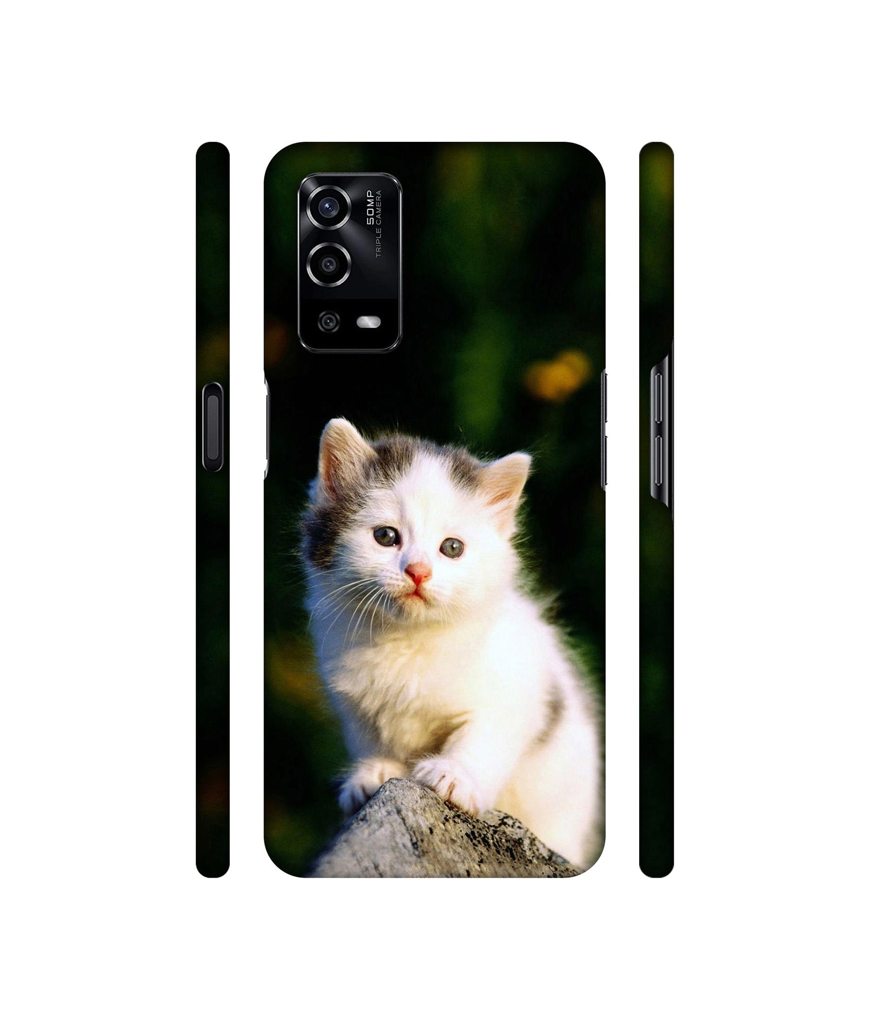 Sweet Cat Designer Hard Back Cover for Oppo A55 4G