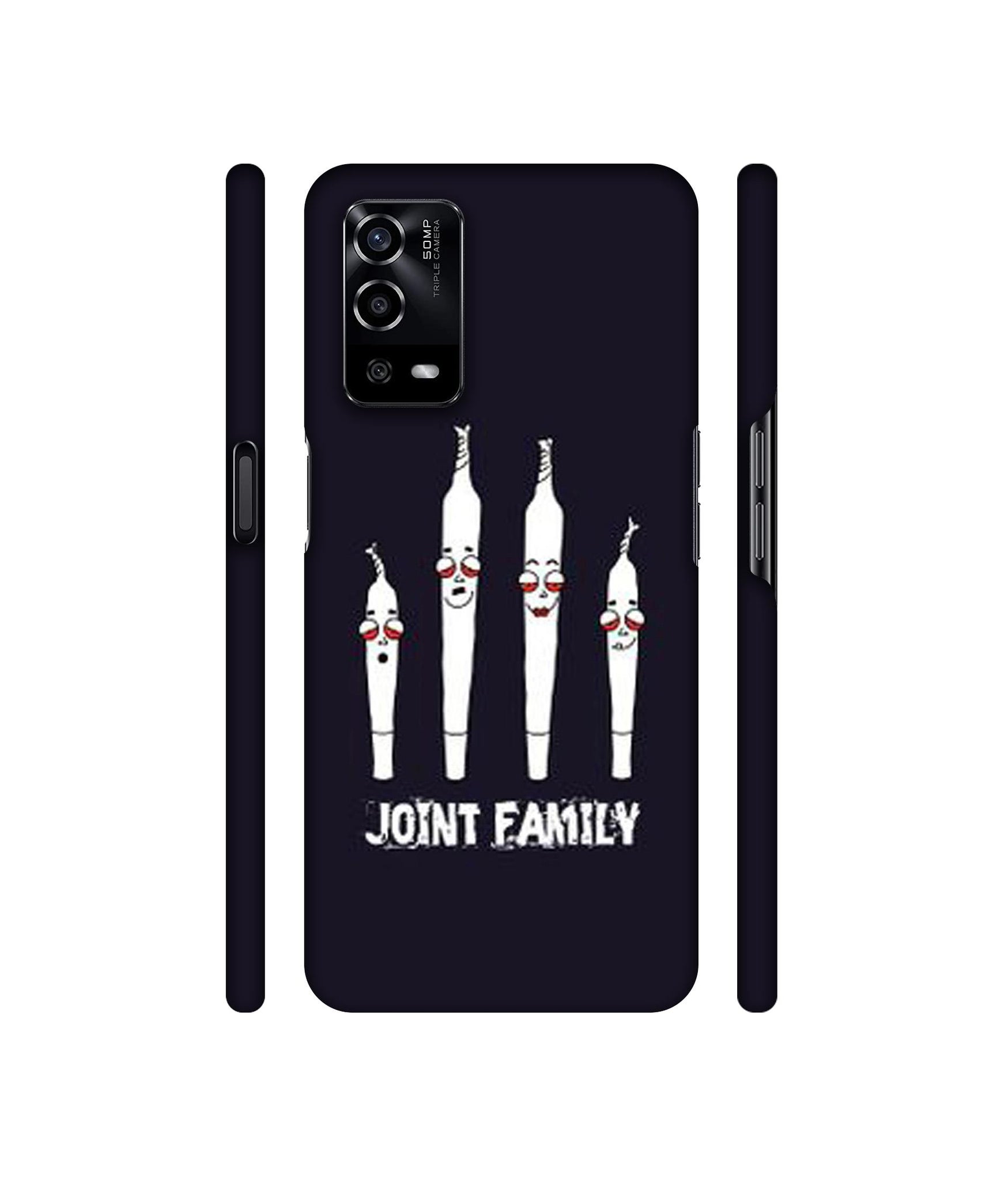 Joint Family Designer Hard Back Cover for Oppo A55 4G