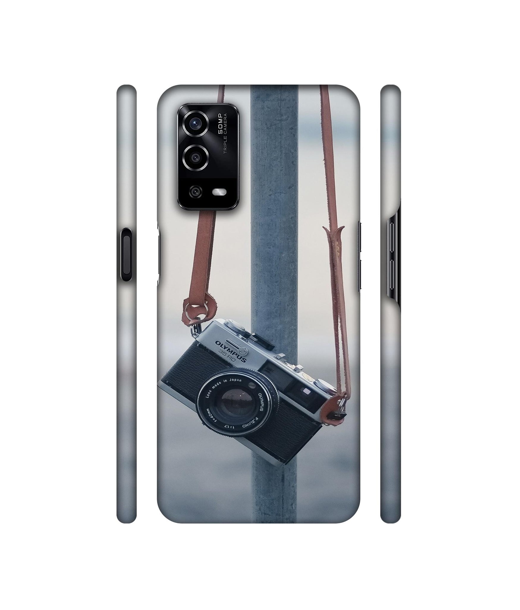 Camera Designer Hard Back Cover for Oppo A55 4G