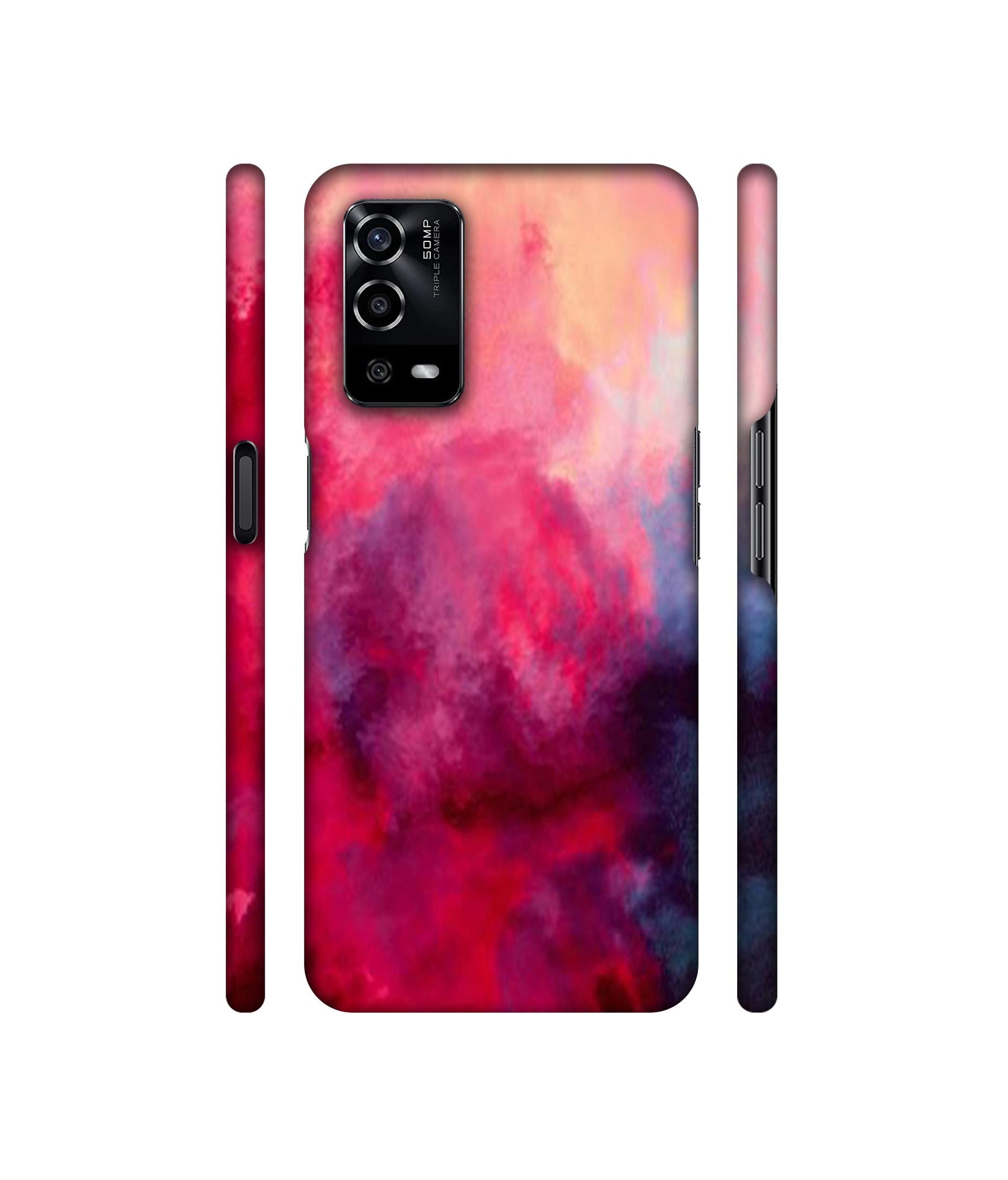 Holi Color Designer Hard Back Cover for Oppo A55 4G