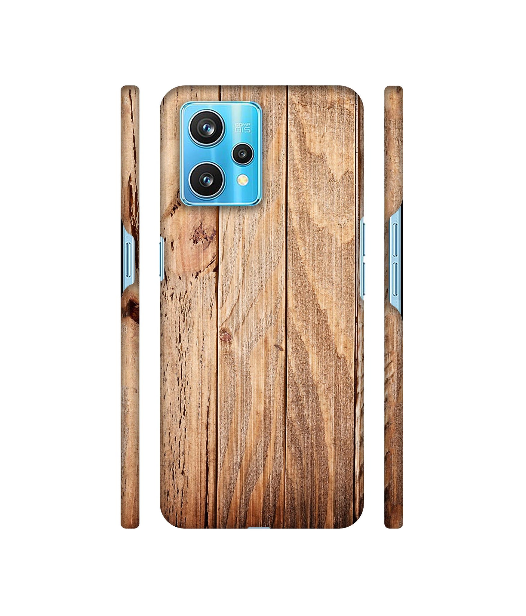 Wooden Texture Designer Hard Back Cover for Realme 9 Pro Plus 5G