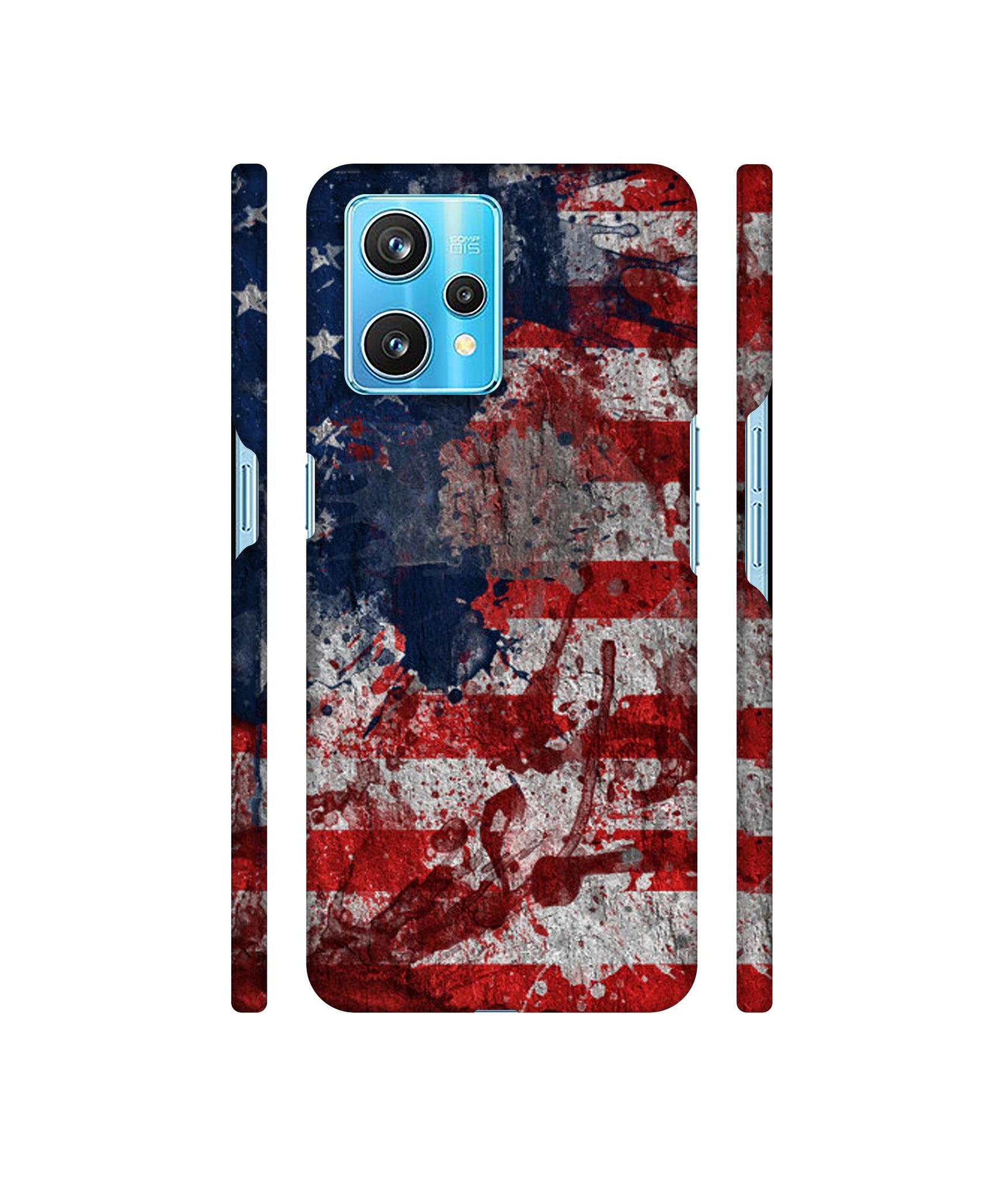 Painting American Designer Hard Back Cover for Realme 9 Pro Plus 5G