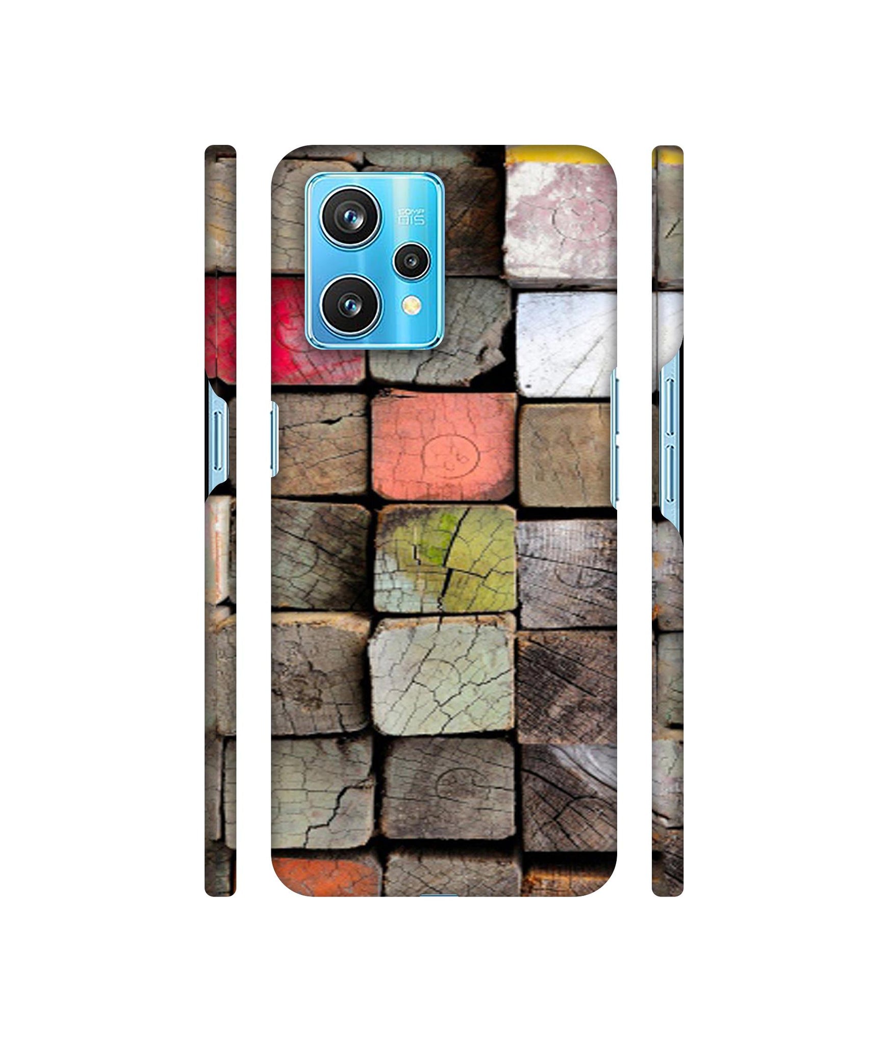 Wood Lumber Paint Designer Hard Back Cover for Realme 9 Pro Plus 5G