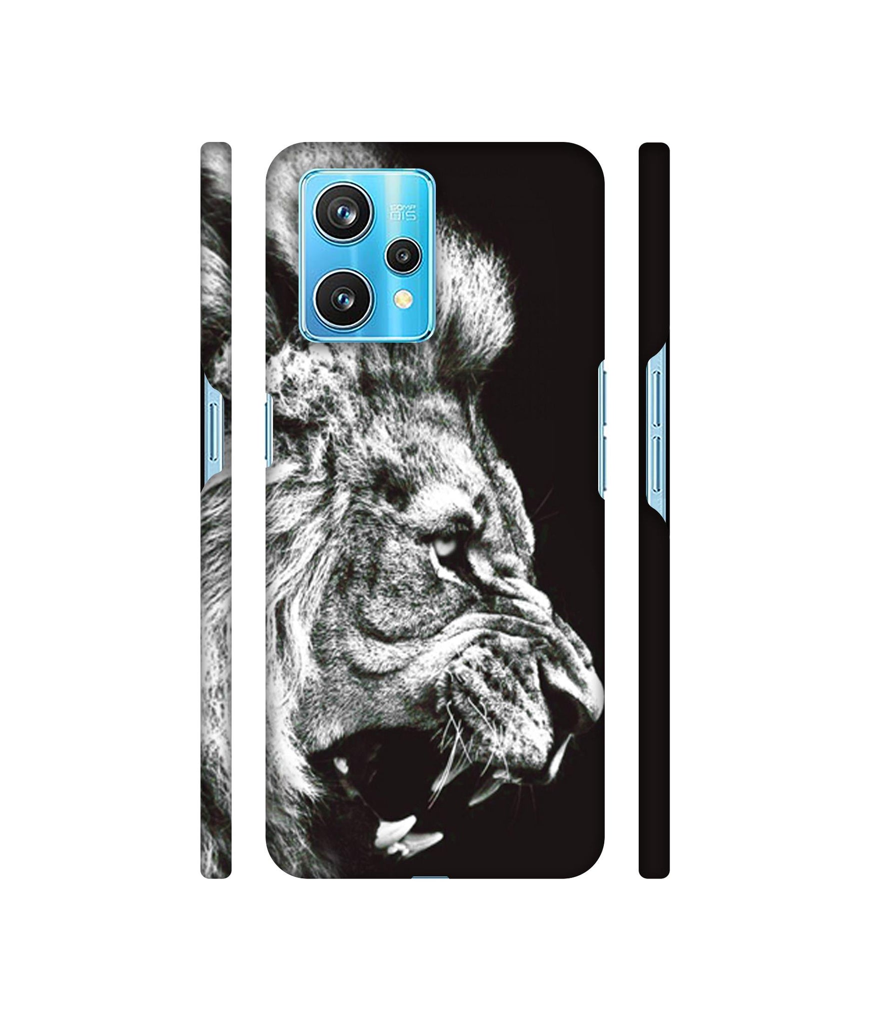 Angry Lion Designer Hard Back Cover for Realme 9 Pro Plus 5G