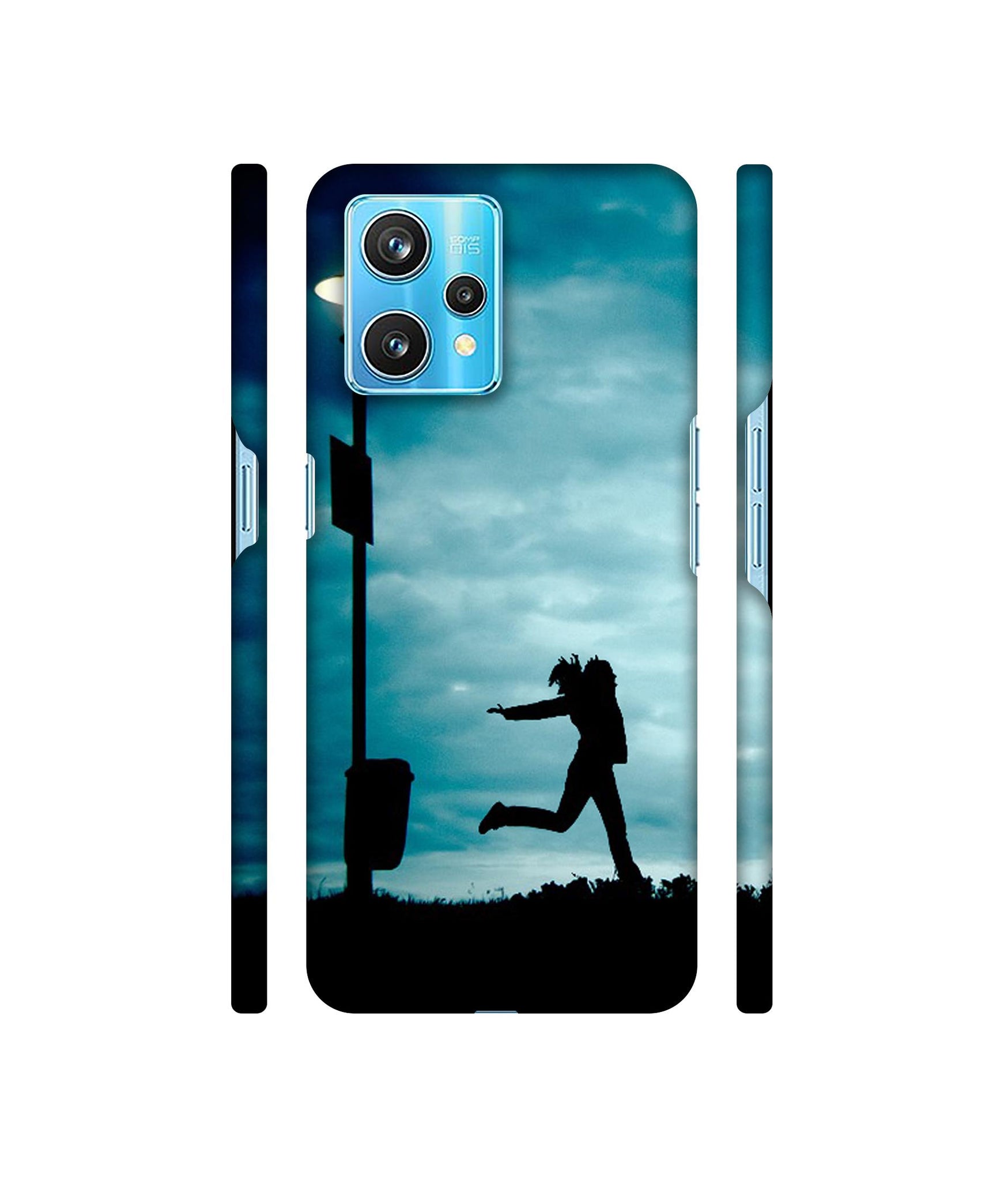 Girl Running At Night Designer Hard Back Cover for Realme 9 Pro Plus 5G