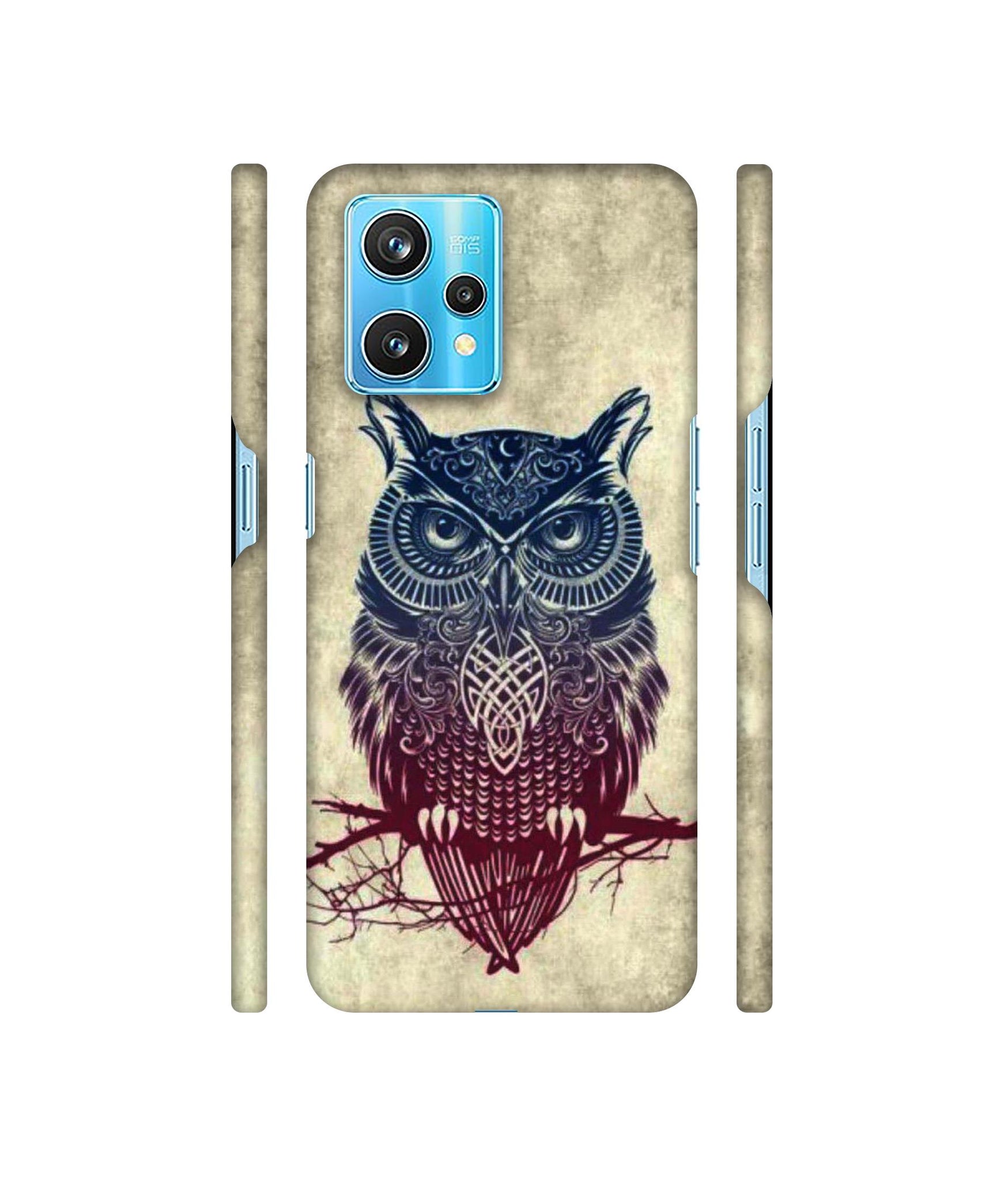 Owl Pattern Designer Hard Back Cover for Realme 9 Pro Plus 5G