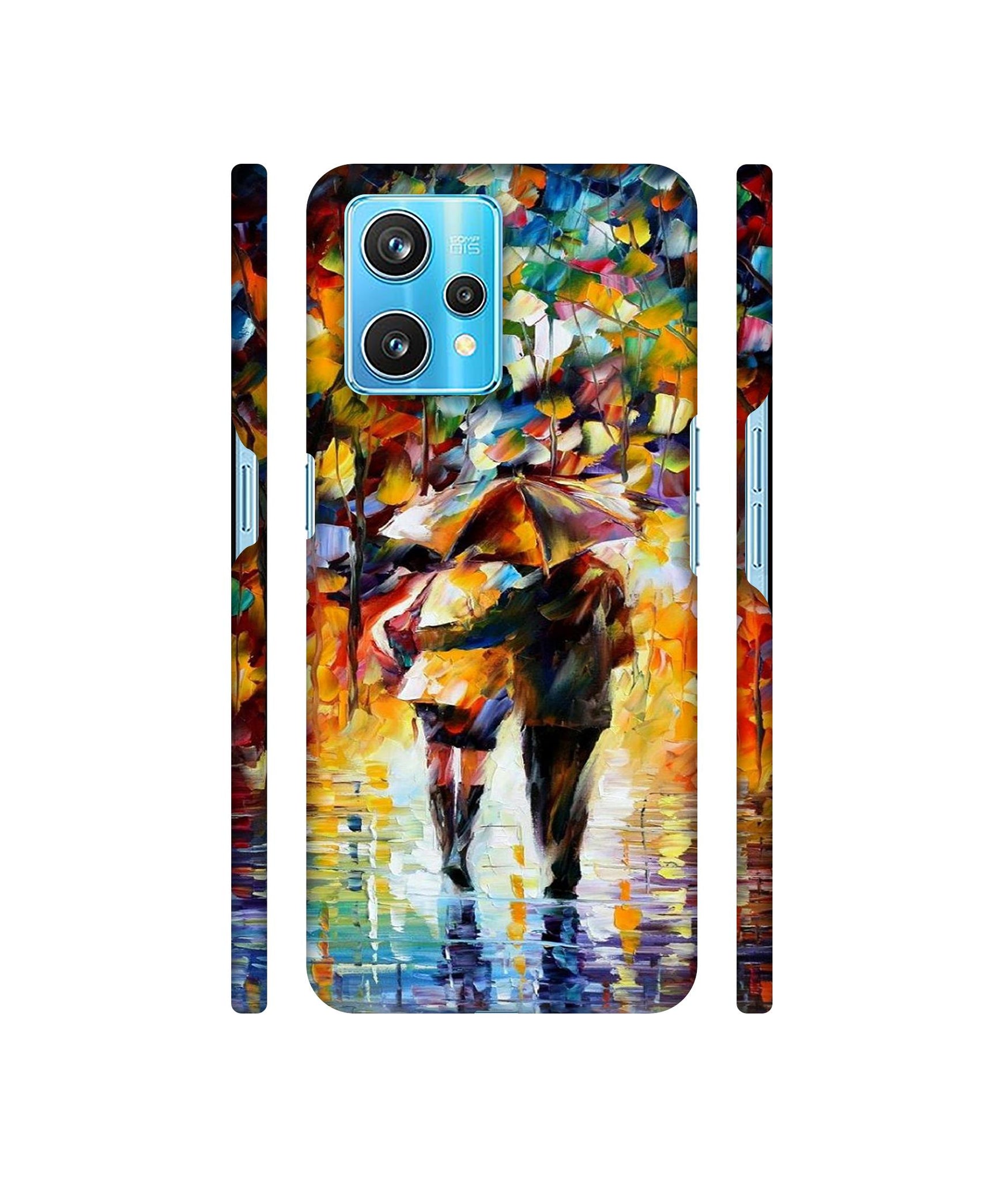 Paint Couple Pattern Designer Hard Back Cover for Realme 9 Pro Plus 5G