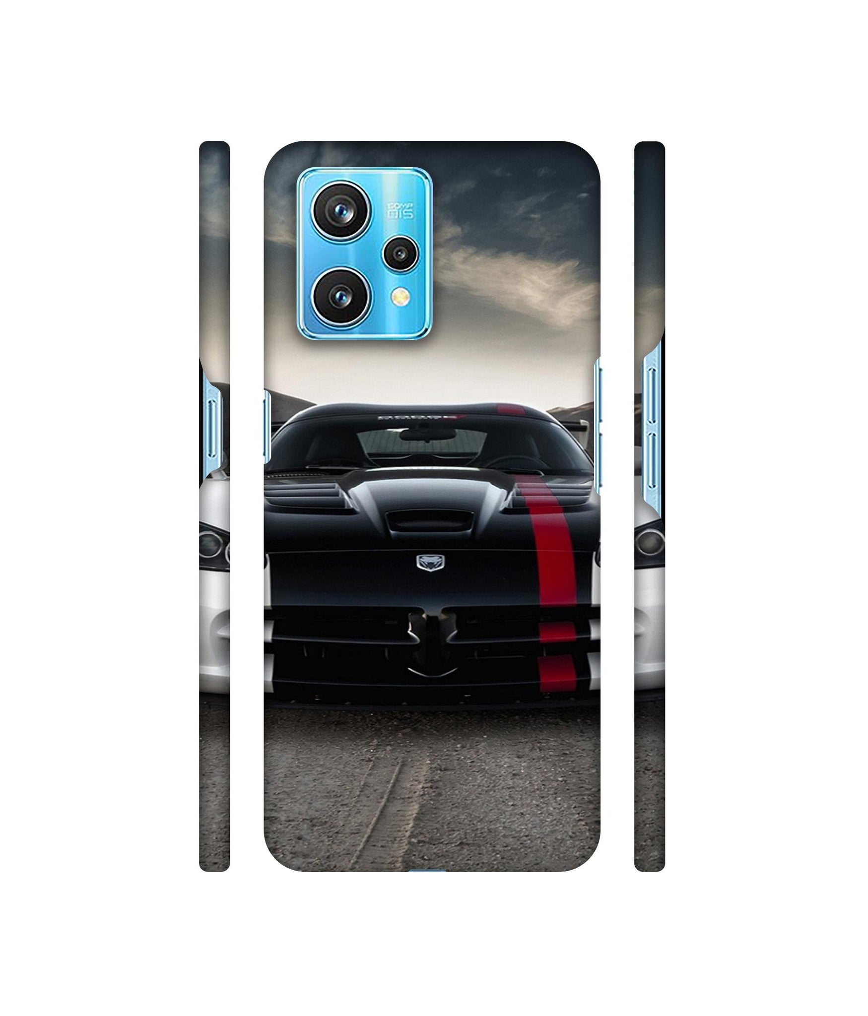 Sports Car Pattern Designer Hard Back Cover for Realme 9 Pro Plus 5G