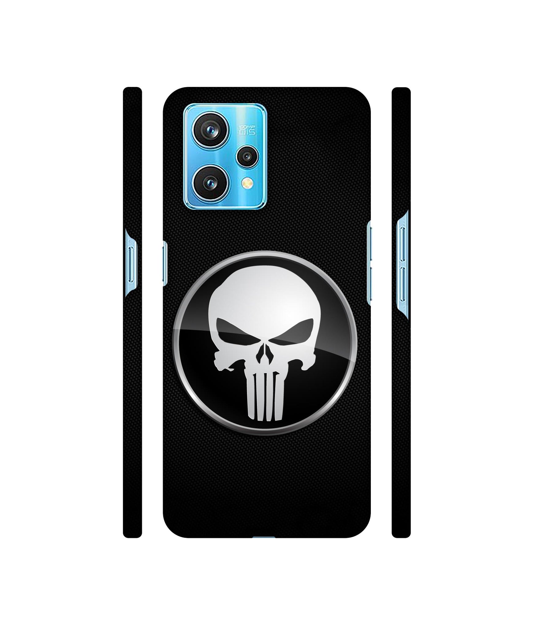 Skull Pattern Designer Hard Back Cover for Realme 9 Pro Plus 5G