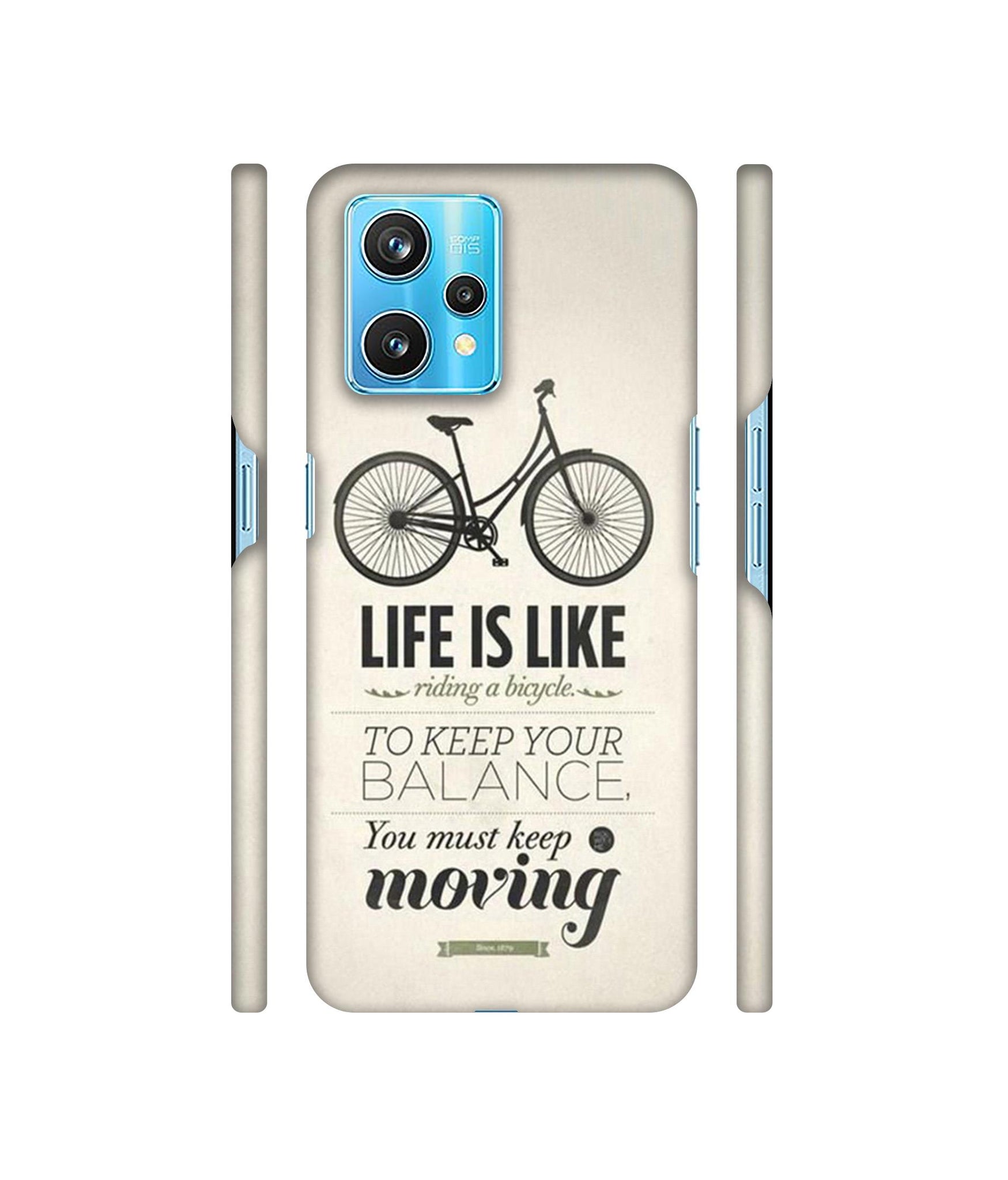 Life is Like Moving Designer Hard Back Cover for Realme 9 Pro Plus 5G