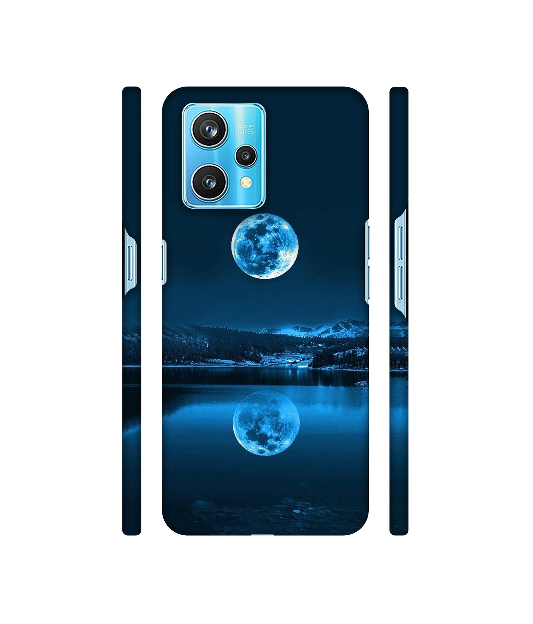 Moon Pattern Print Designer Hard Back Cover for Realme 9 Pro Plus 5G