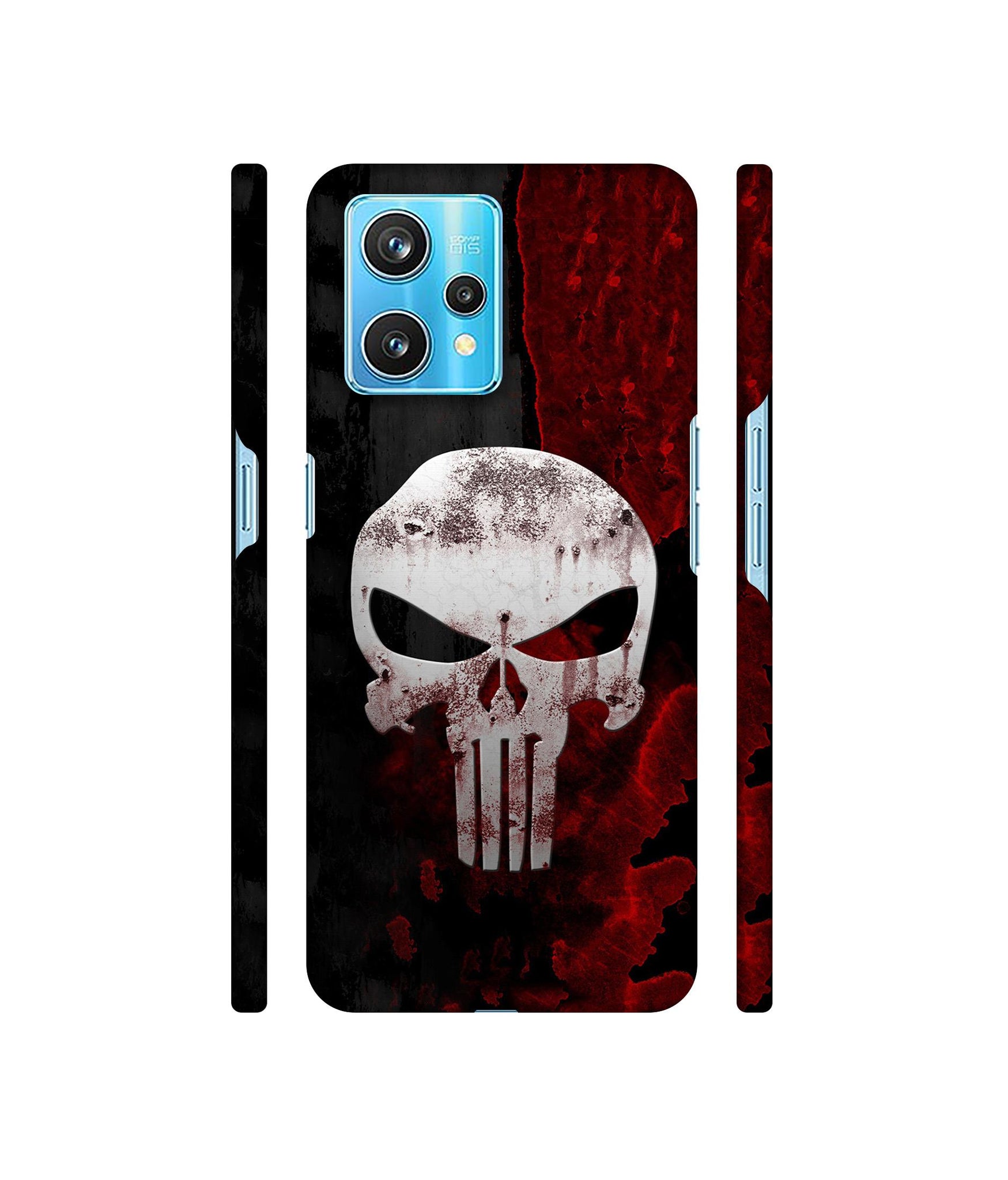 Punisher Skull Designer Hard Back Cover for Realme 9 Pro Plus 5G