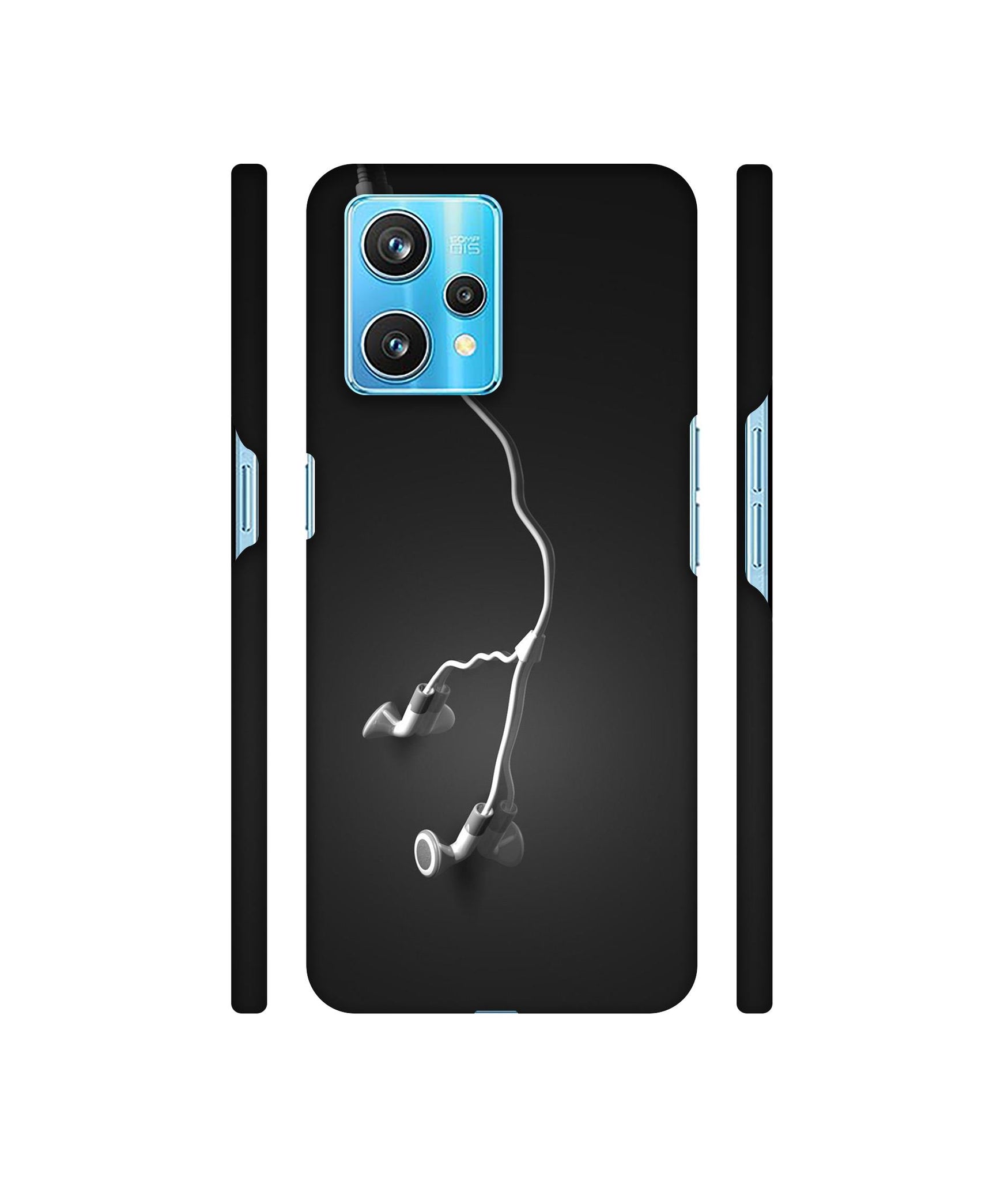 Headphone Designer Hard Back Cover for Realme 9 Pro Plus 5G