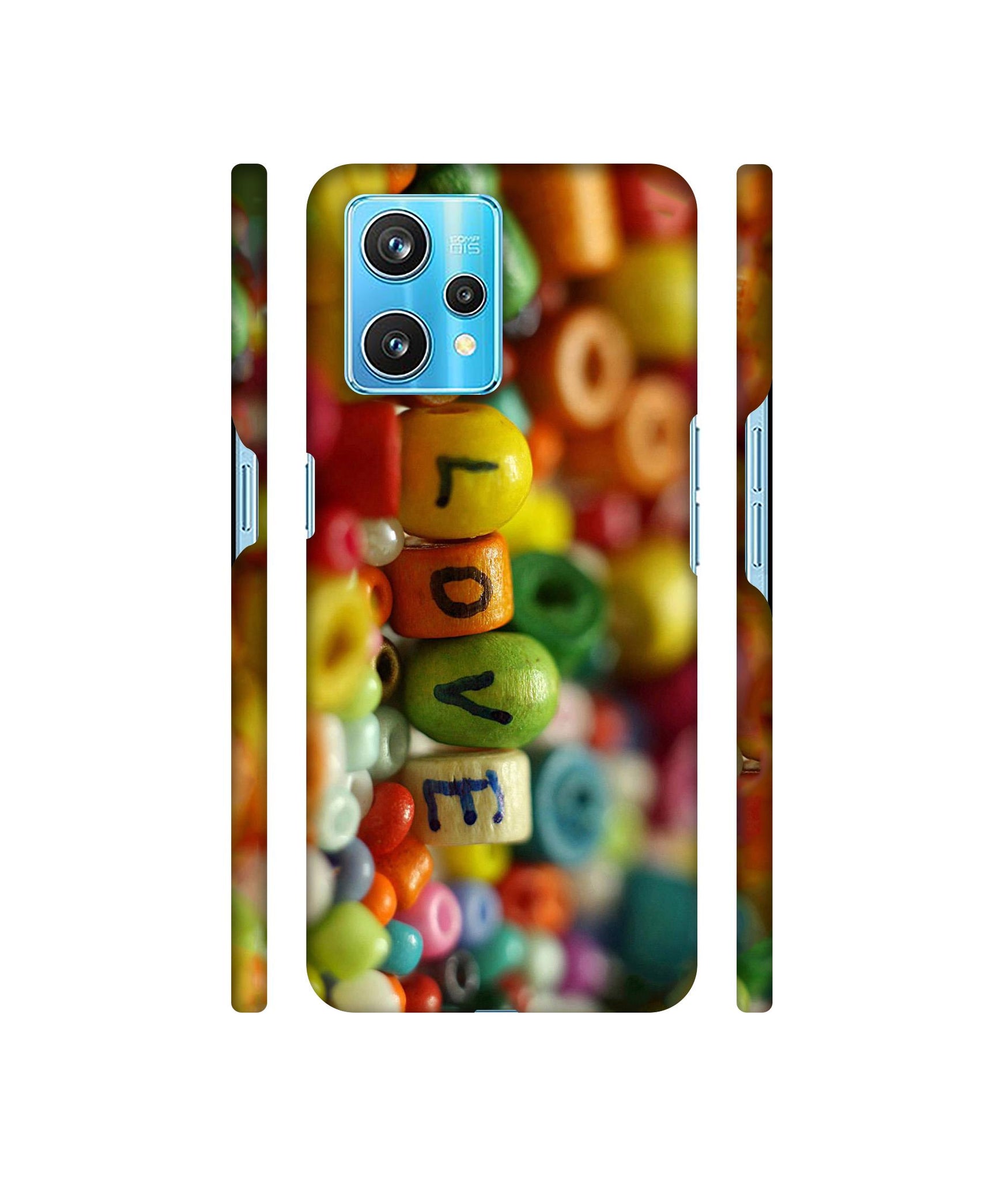 Colorful Love Designer Hard Back Cover for Realme 9 Pro Plus 5G