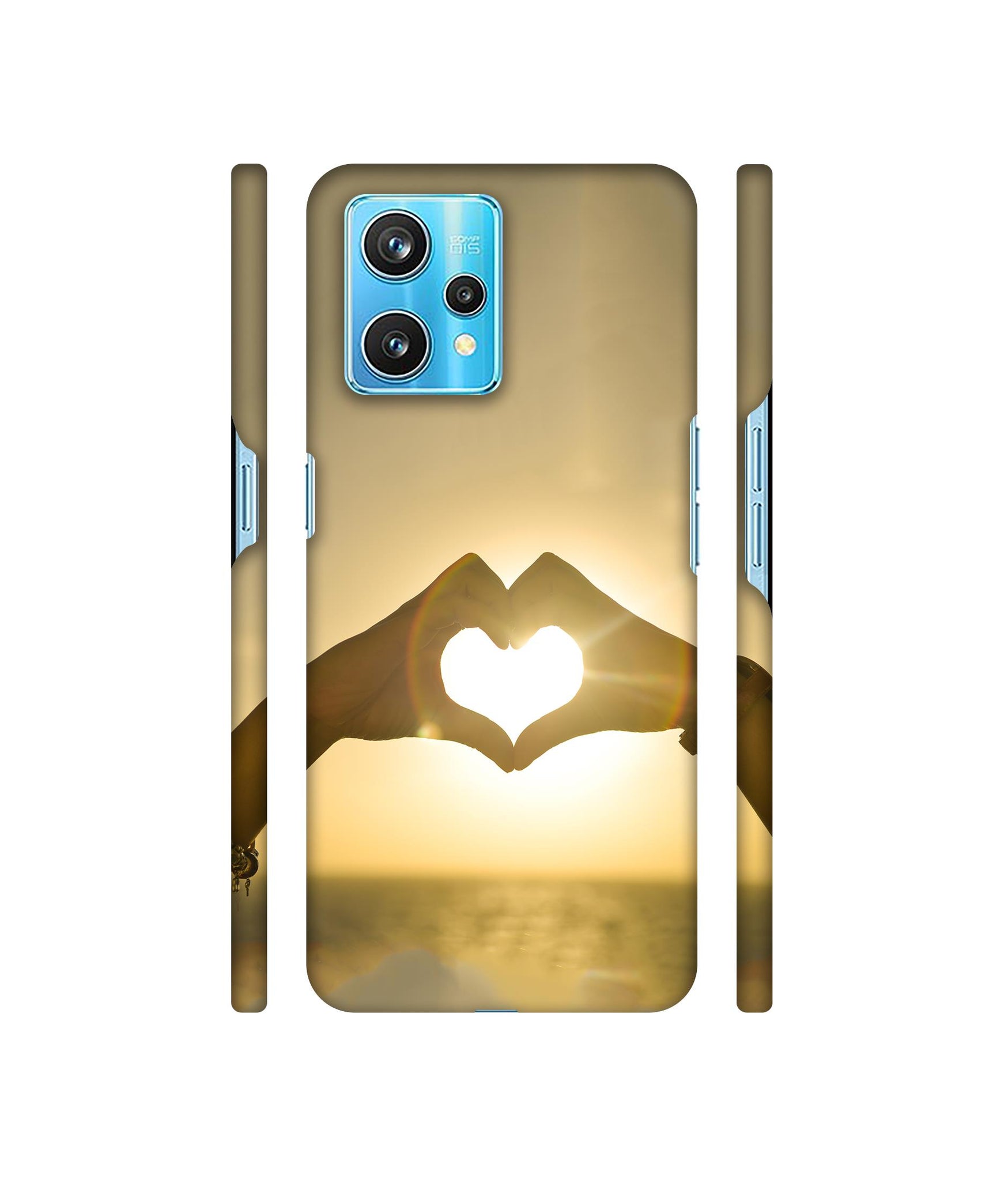 Heart in Hand Shape Designer Hard Back Cover for Realme 9 Pro Plus 5G