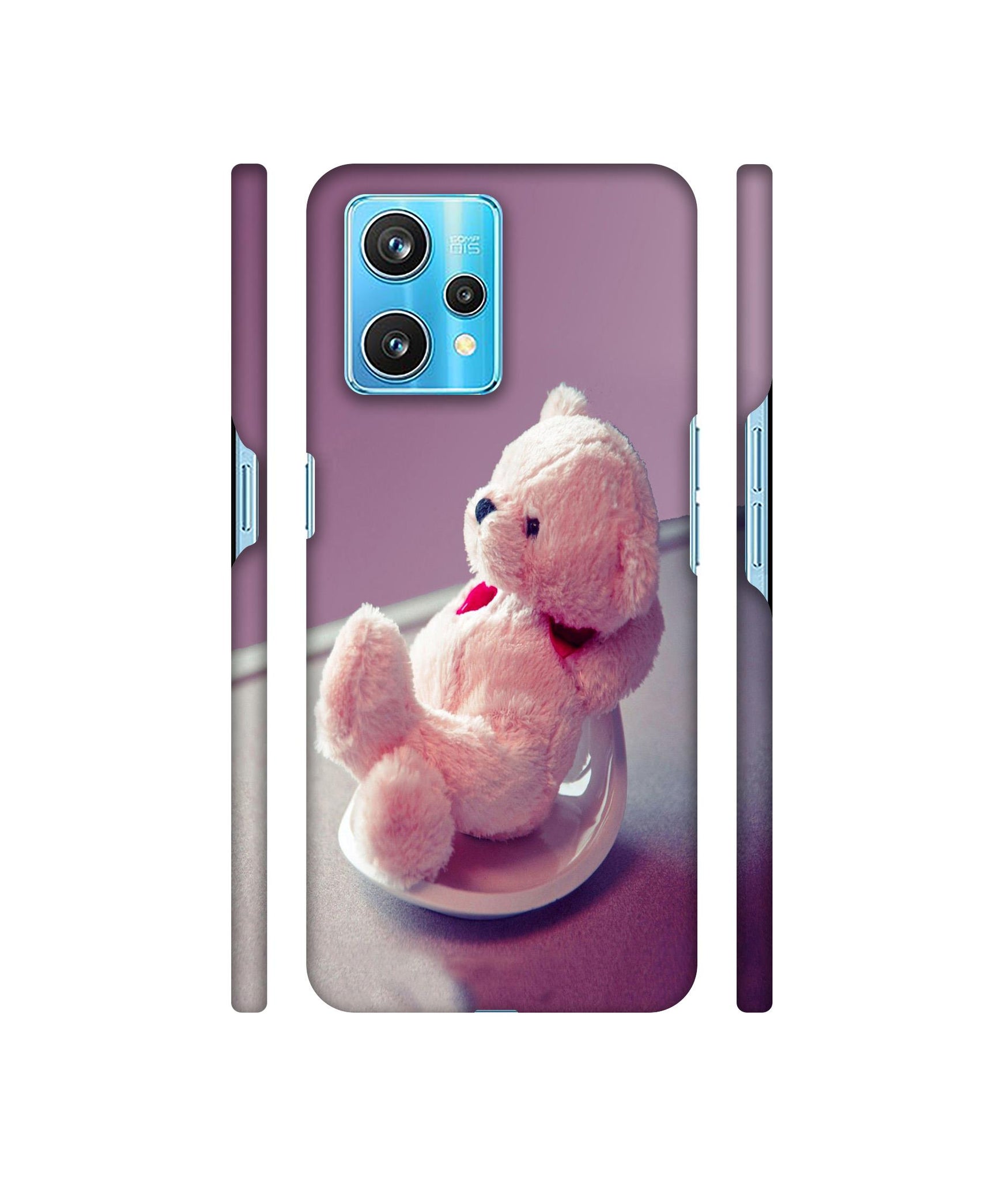 Cute Teddy Bear Designer Hard Back Cover for Realme 9 Pro Plus 5G