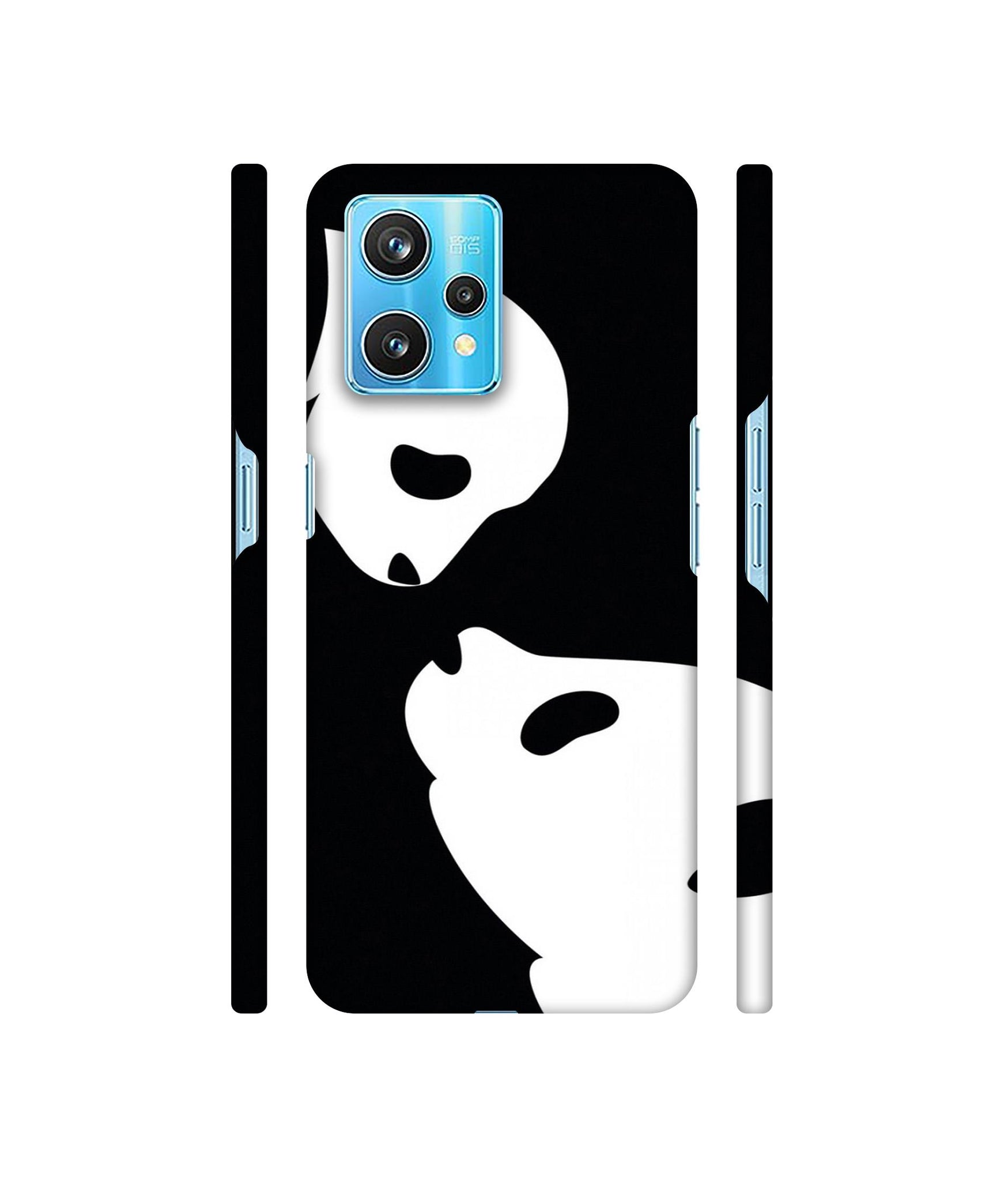 Panda Drawing Designer Hard Back Cover for Realme 9 Pro Plus 5G