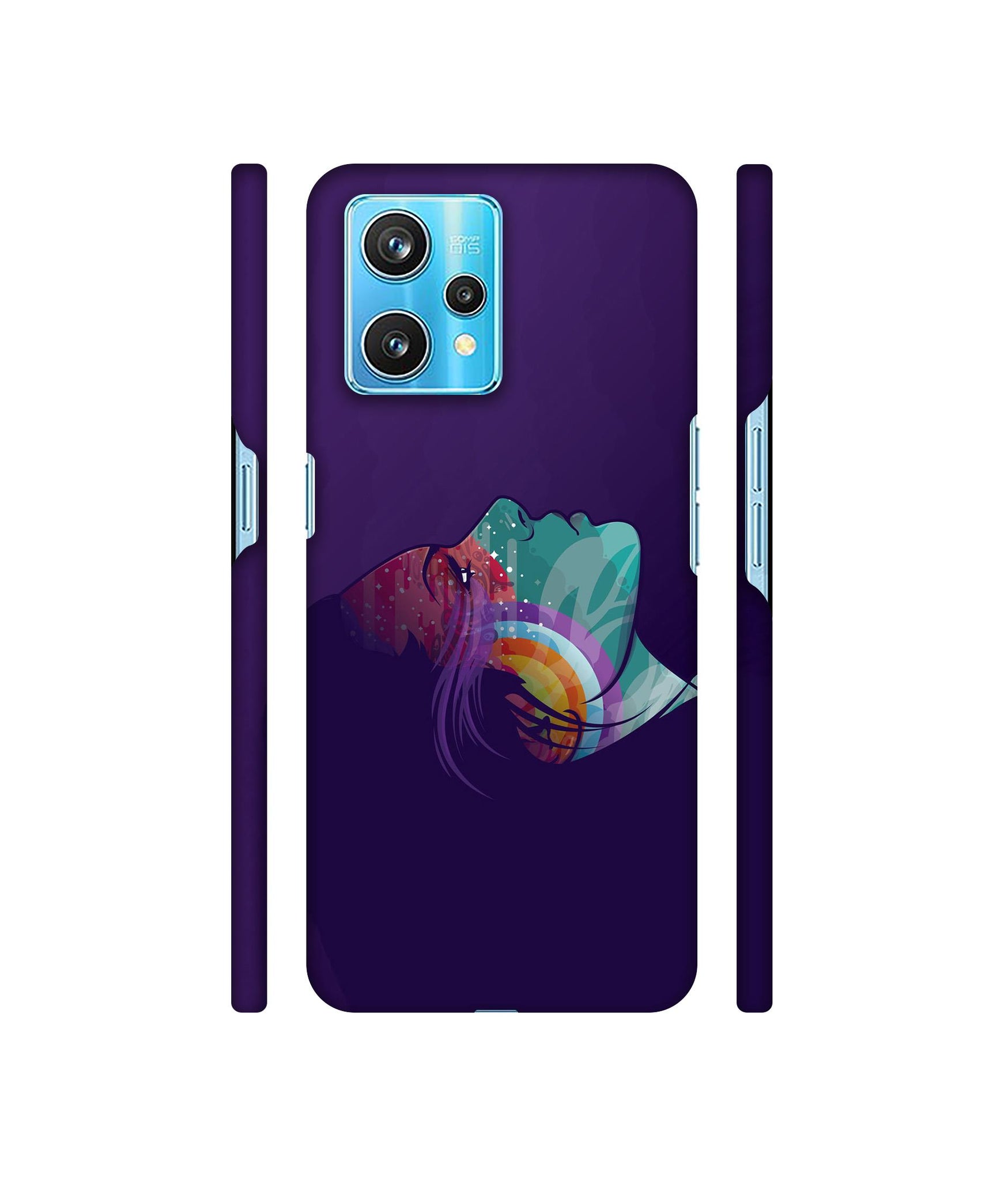 Vector Girl Designer Hard Back Cover for Realme 9 Pro Plus 5G